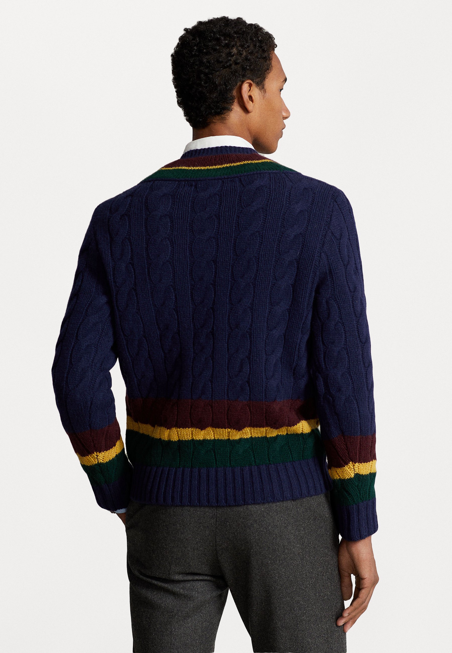 Polo Ralph Lauren LONG SLEEVE - Jumper - navy combo/dark blue