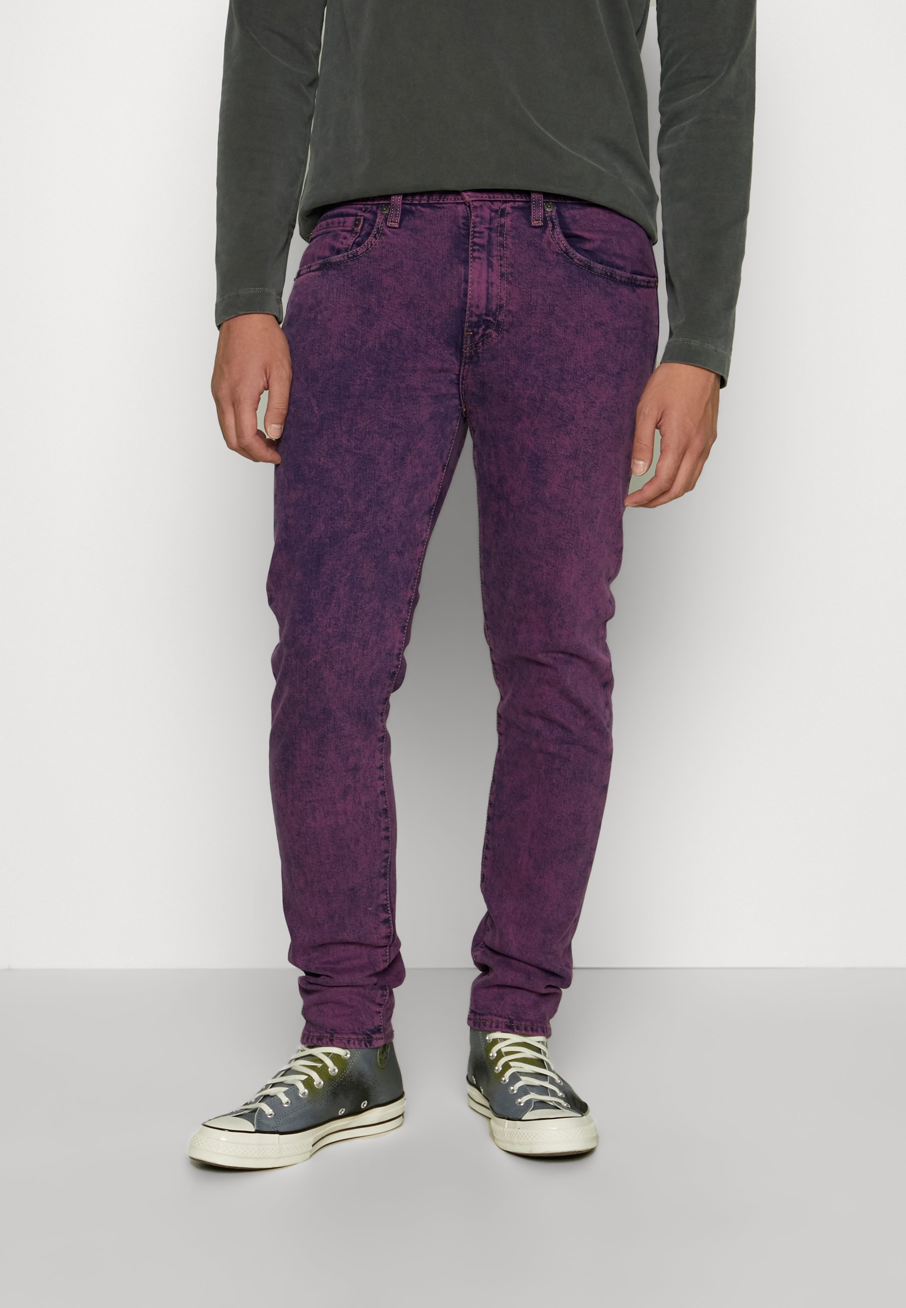 Levi's® 512™ SLIM TAPER - Jeans Tapered Fit - louder than words od/lilac