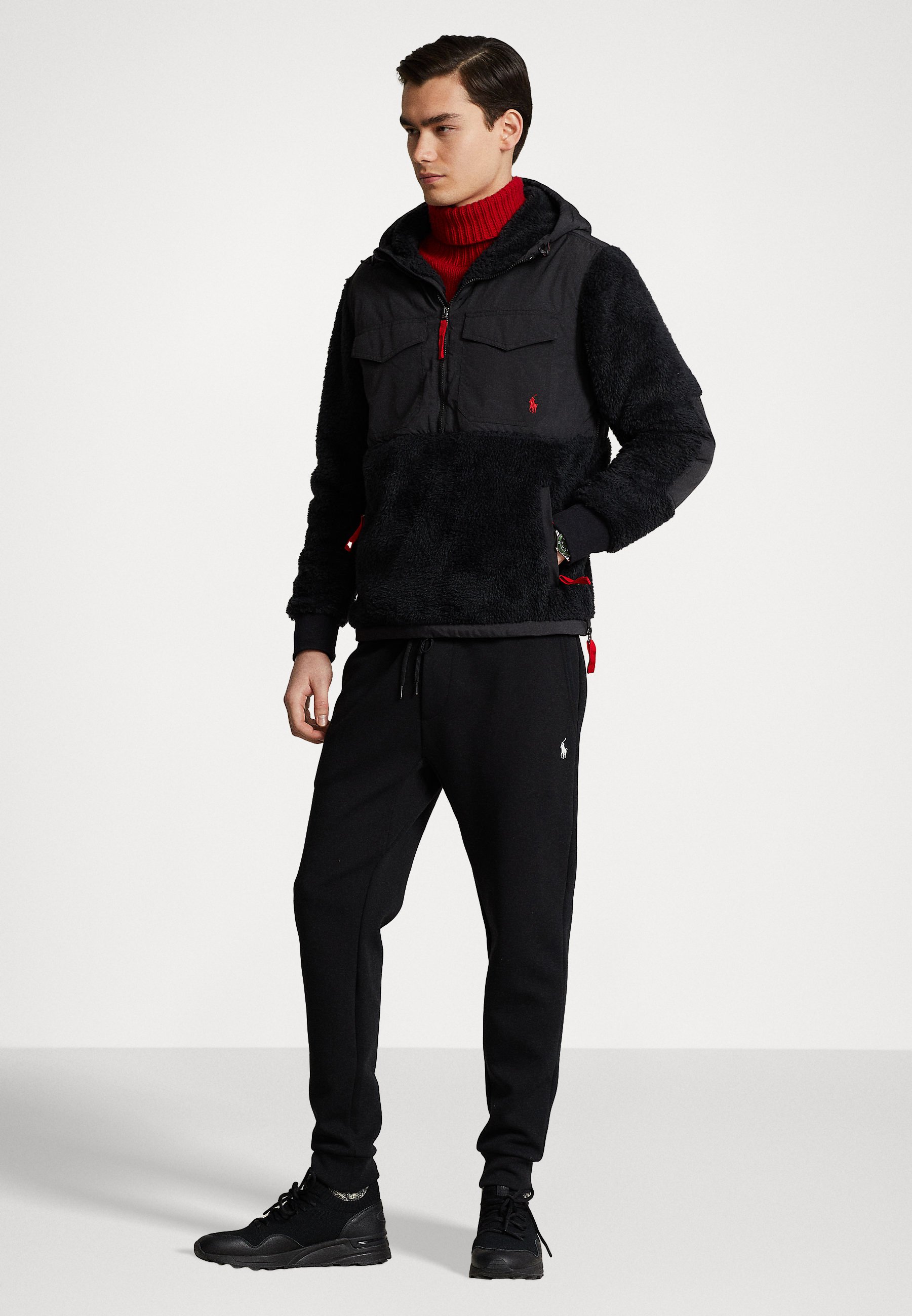 Polo Ralph Lauren LONG SLEEVE - Fleece jumper - black