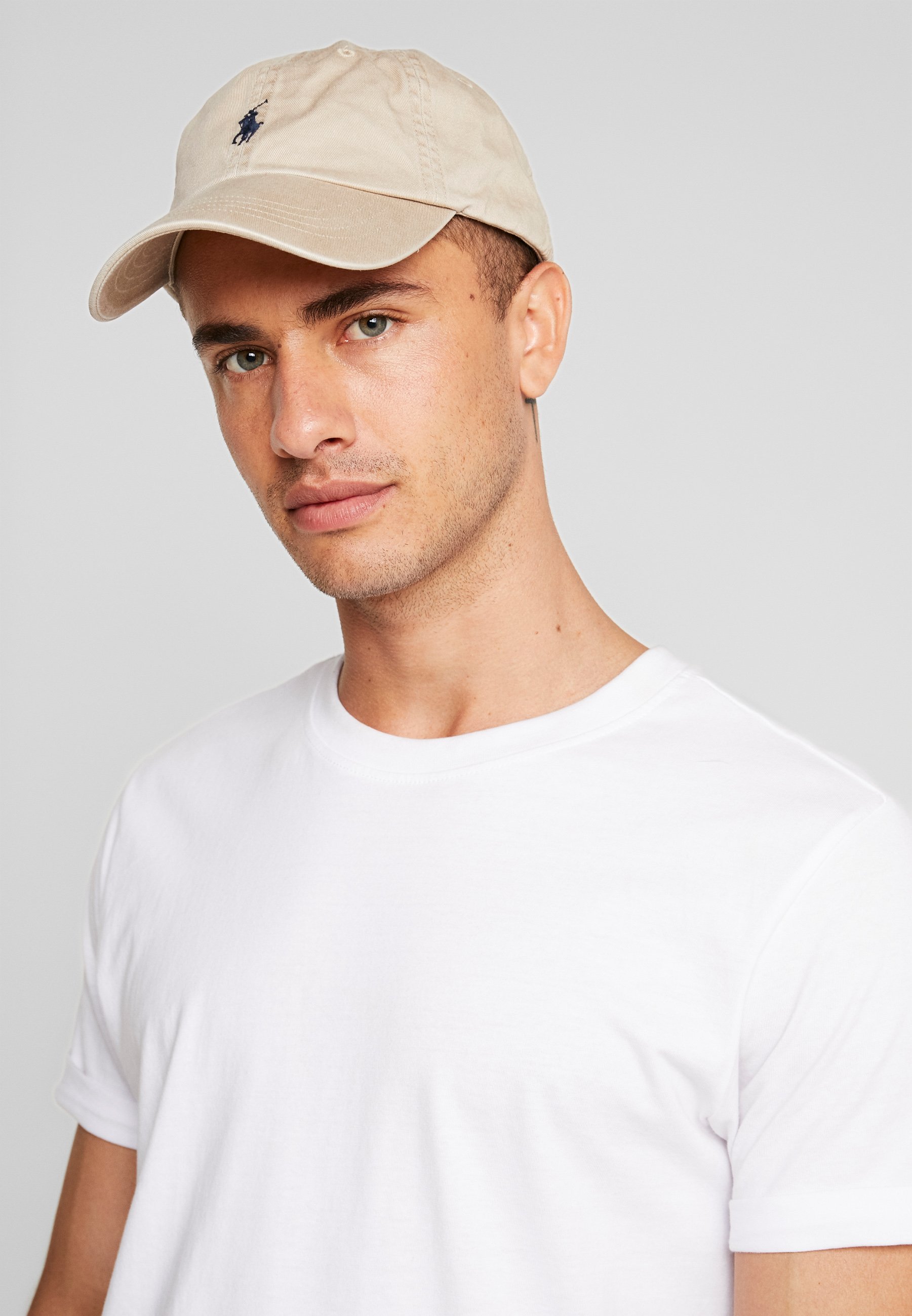 Polo Ralph Lauren COTTON CHINO BASEBALL CAP - Cap - beige/blue/beige