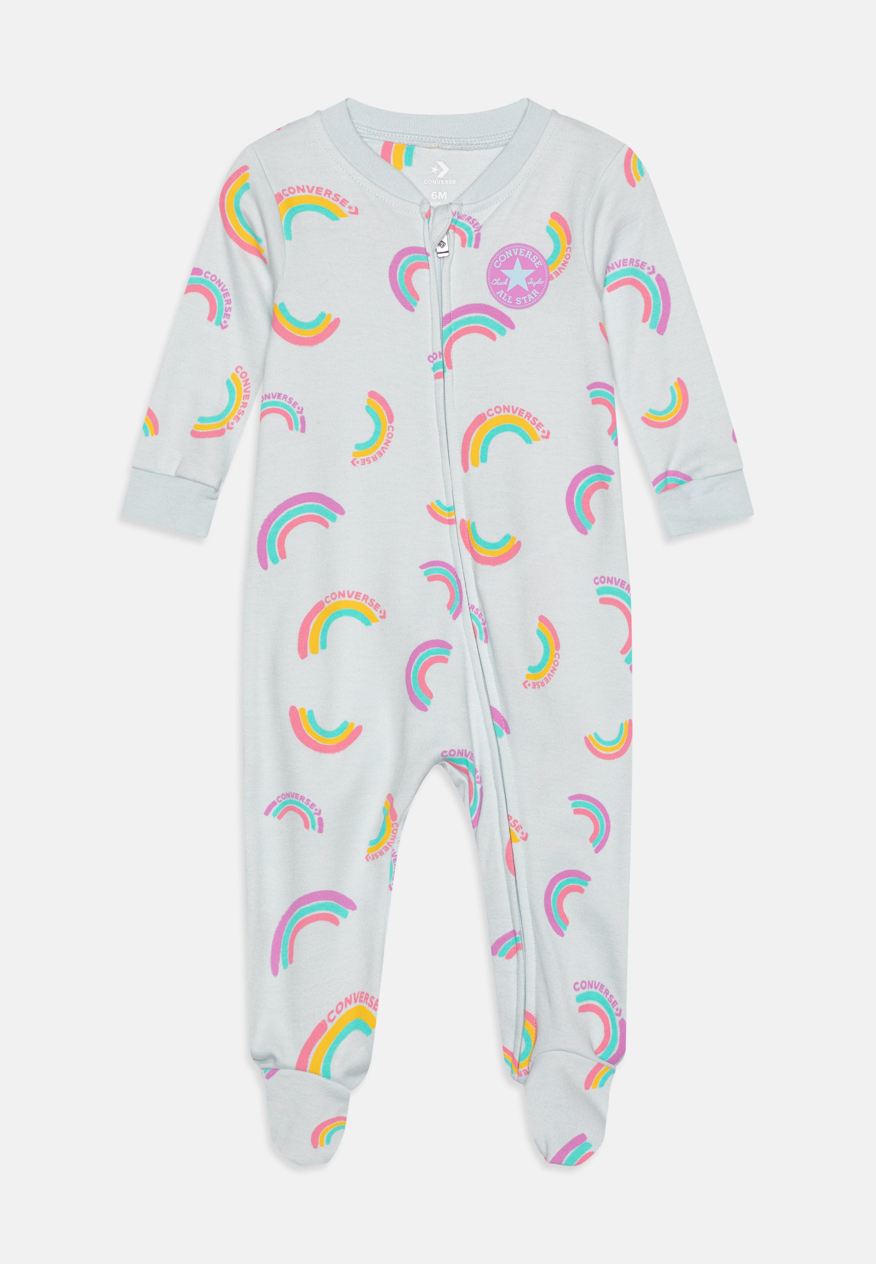 Converse PRINTED FOOTED COVERALL - Sleep suit - chance of rain/light blue