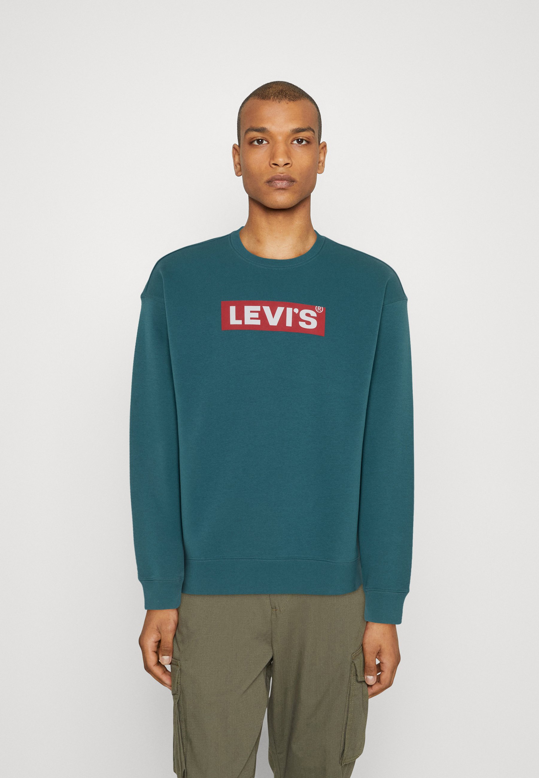 Levi's® GRAPHIC CREW - Sweatshirt - blue
