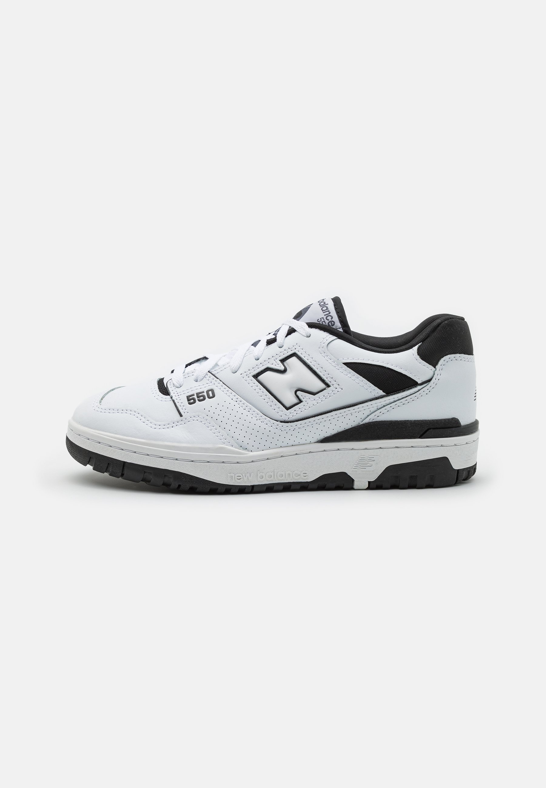 NB BB550 UNISEX - Trainers - weiß/schwarz/off white/white