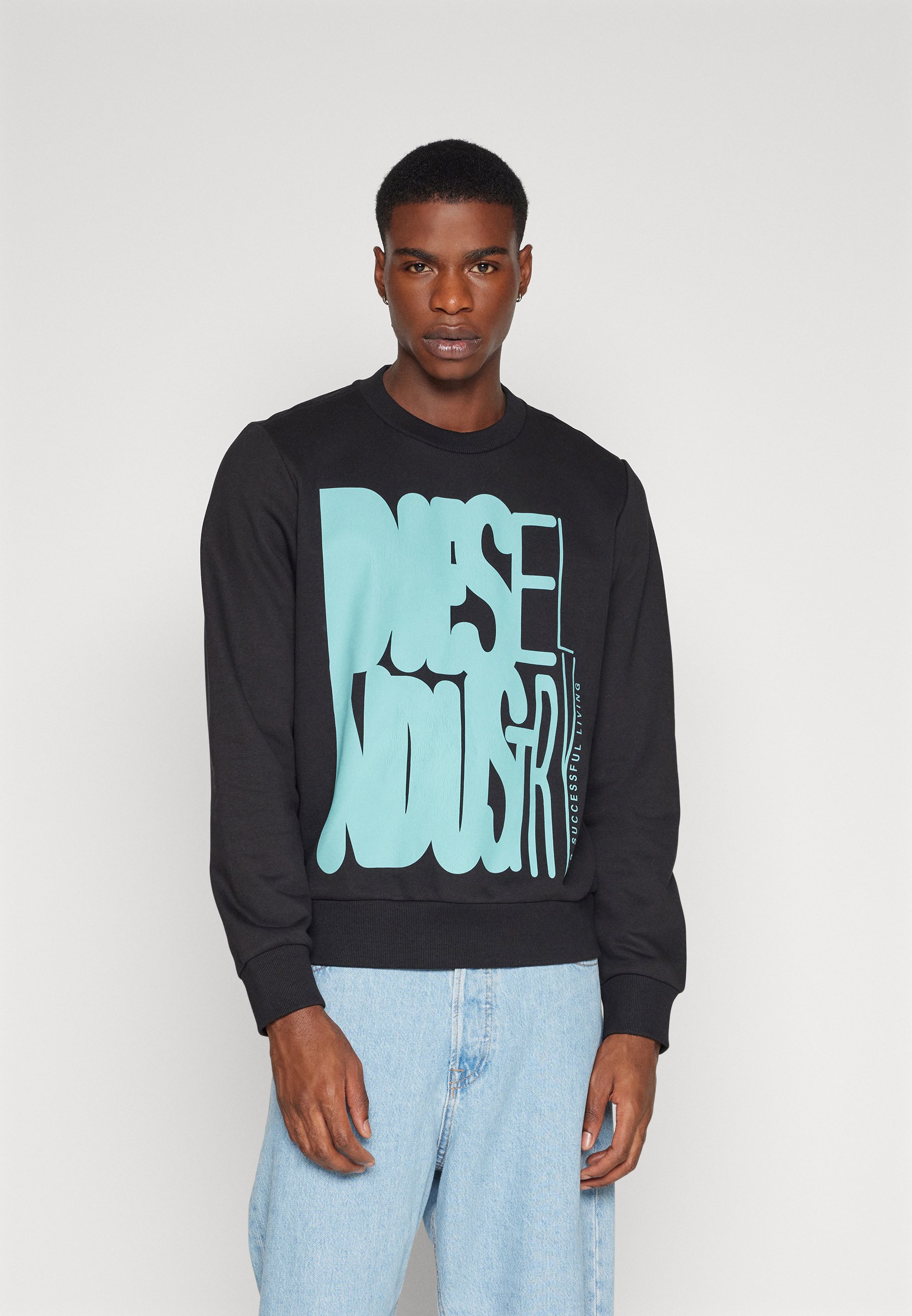 Diesel GINN UNISEX - Sweatshirt - black