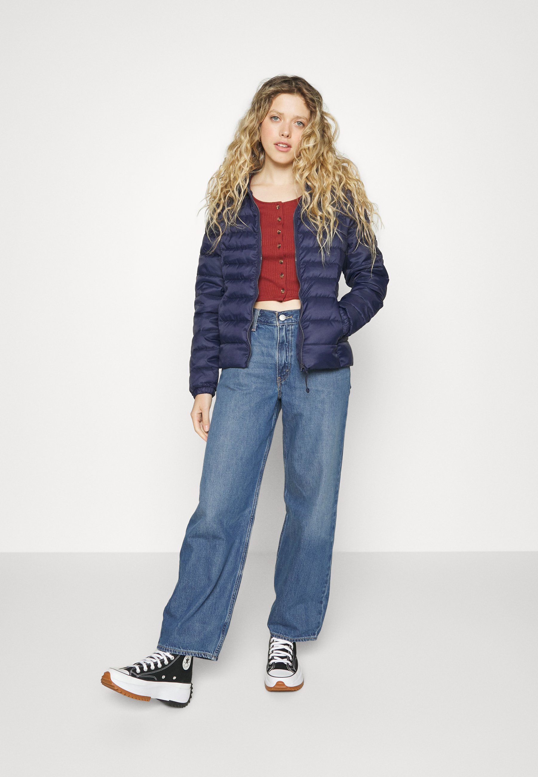 ONLY ONLTAHOE HOOD OTW NOOS - Winter jacket - maritime blue/blue