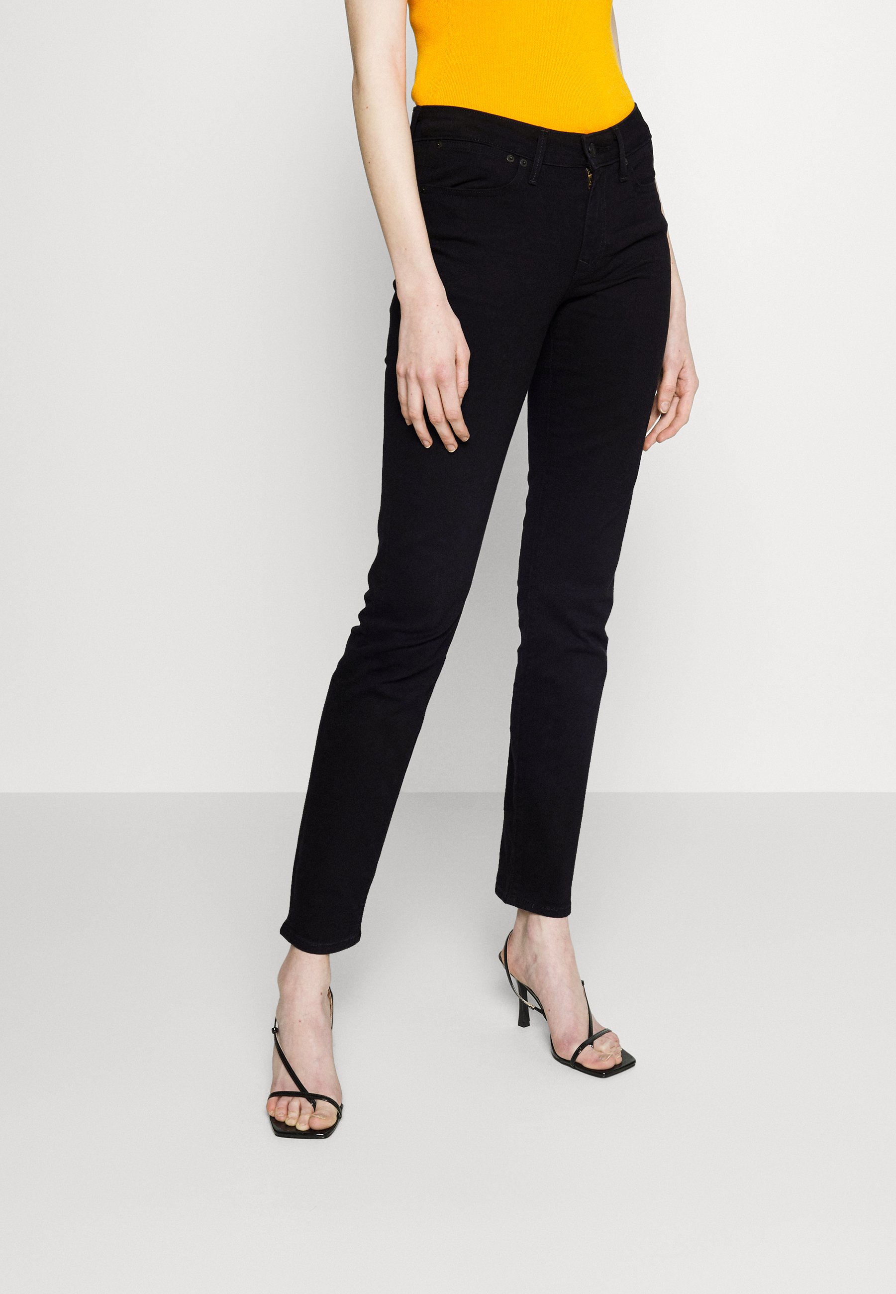 Levi's® 712™ SLIM WELT POCKET - Slim fit jeans - night is black/black denim