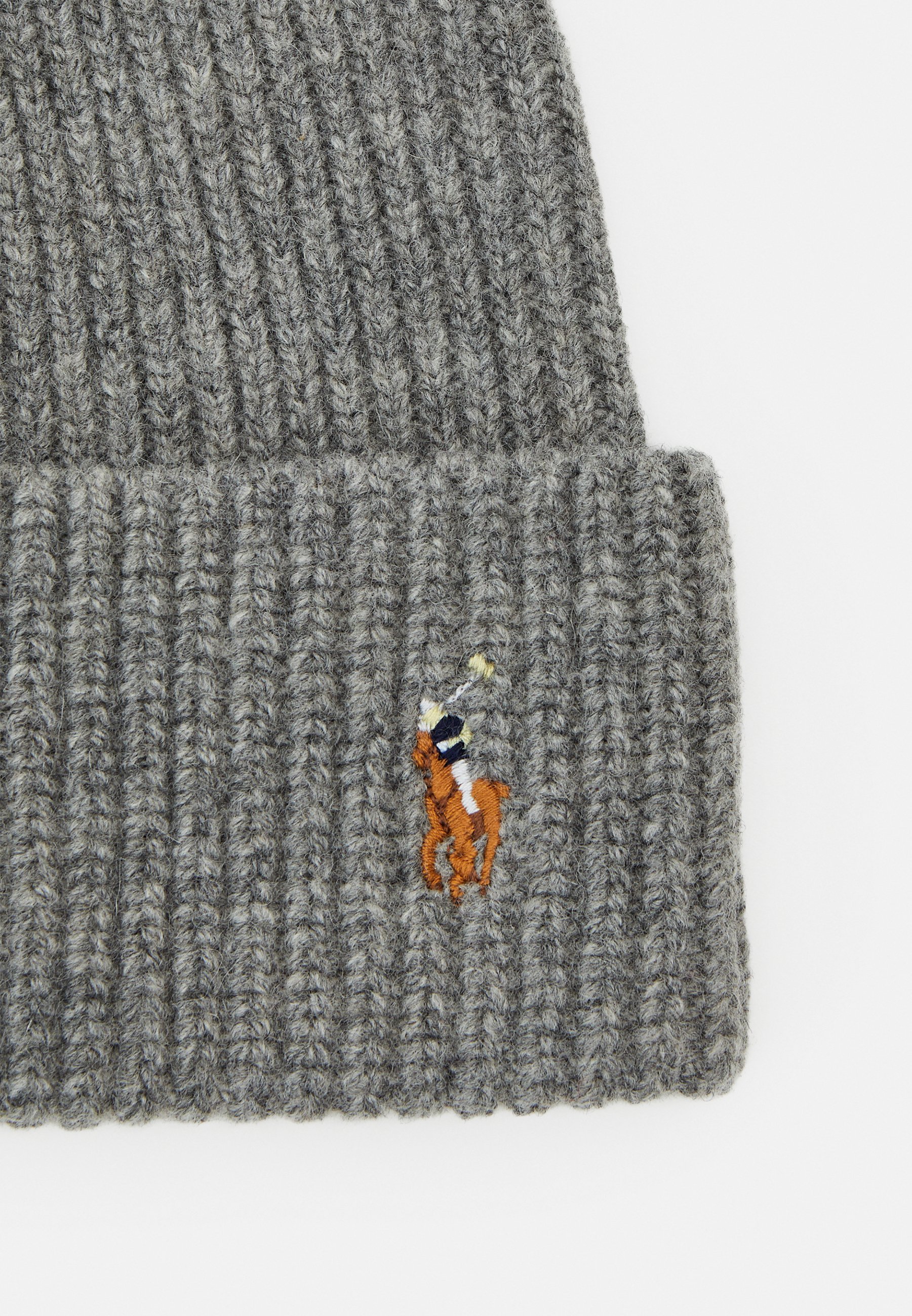 Polo Ralph Lauren HAT COLD WEATHER UNISEX - Beanie - fawn grey heather/grey