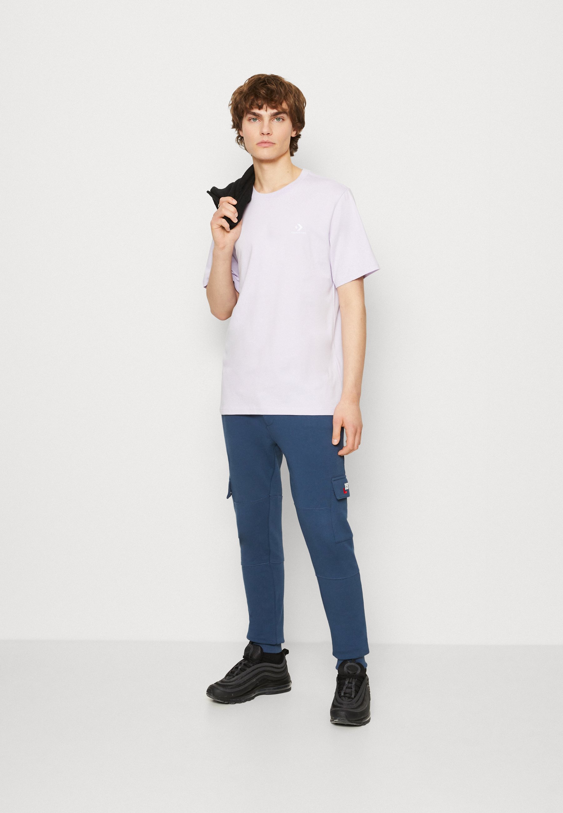 Converse GO TO EMBROIDERED STAR CHEVRON UNISEX - Basic T-shirt - vapor violet/lilac