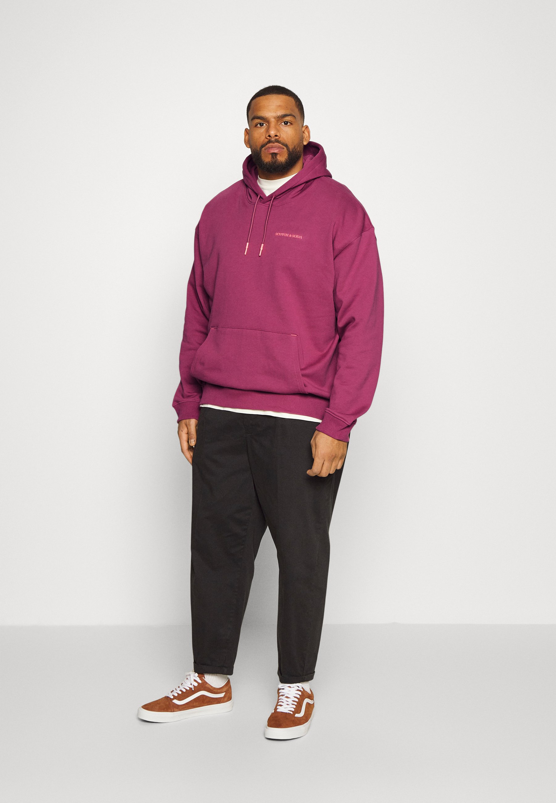 Scotch & Soda HOODIE UNISEX - Hoodie - dahlia/purple