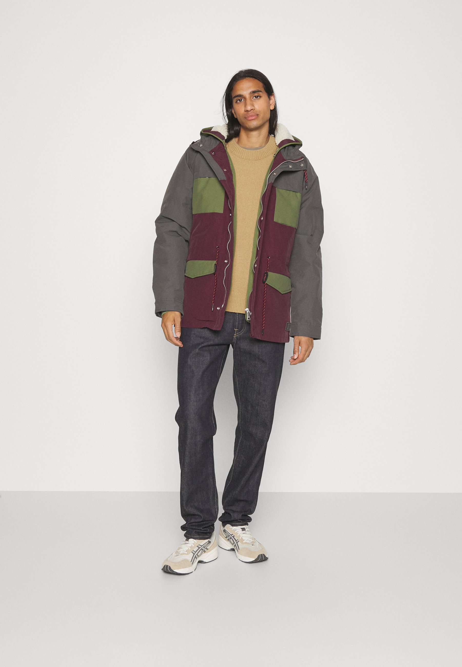 Scotch & Soda MID LENGTH  - Winter jacket - moon dust/multi-coloured