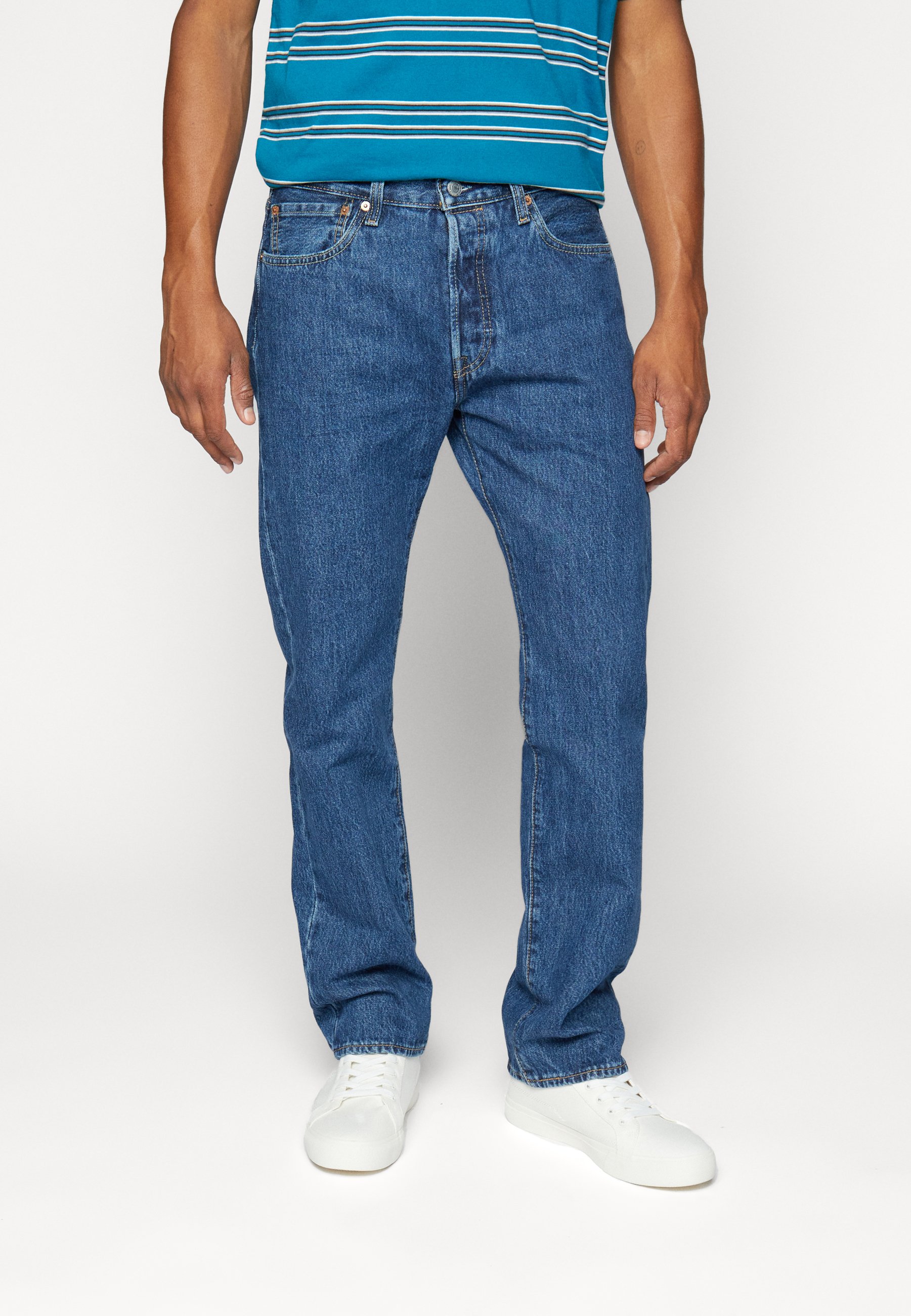 Levi's® 501® ORIGINAL - Straight leg jeans - stonewash/blue denim