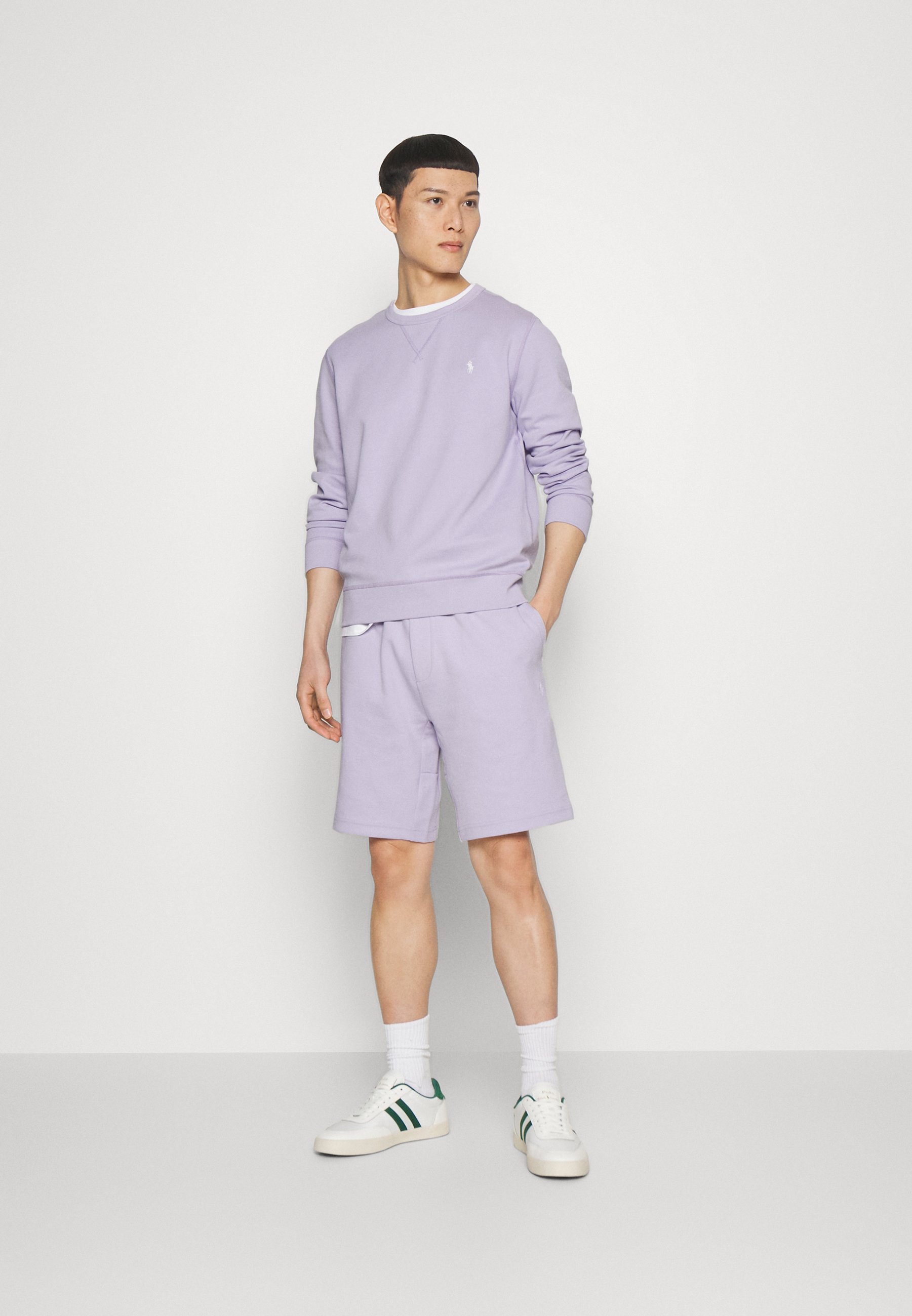 Polo Ralph Lauren DOUBLE-KNIT SHORT - Tracksuit bottoms - purple/lilac