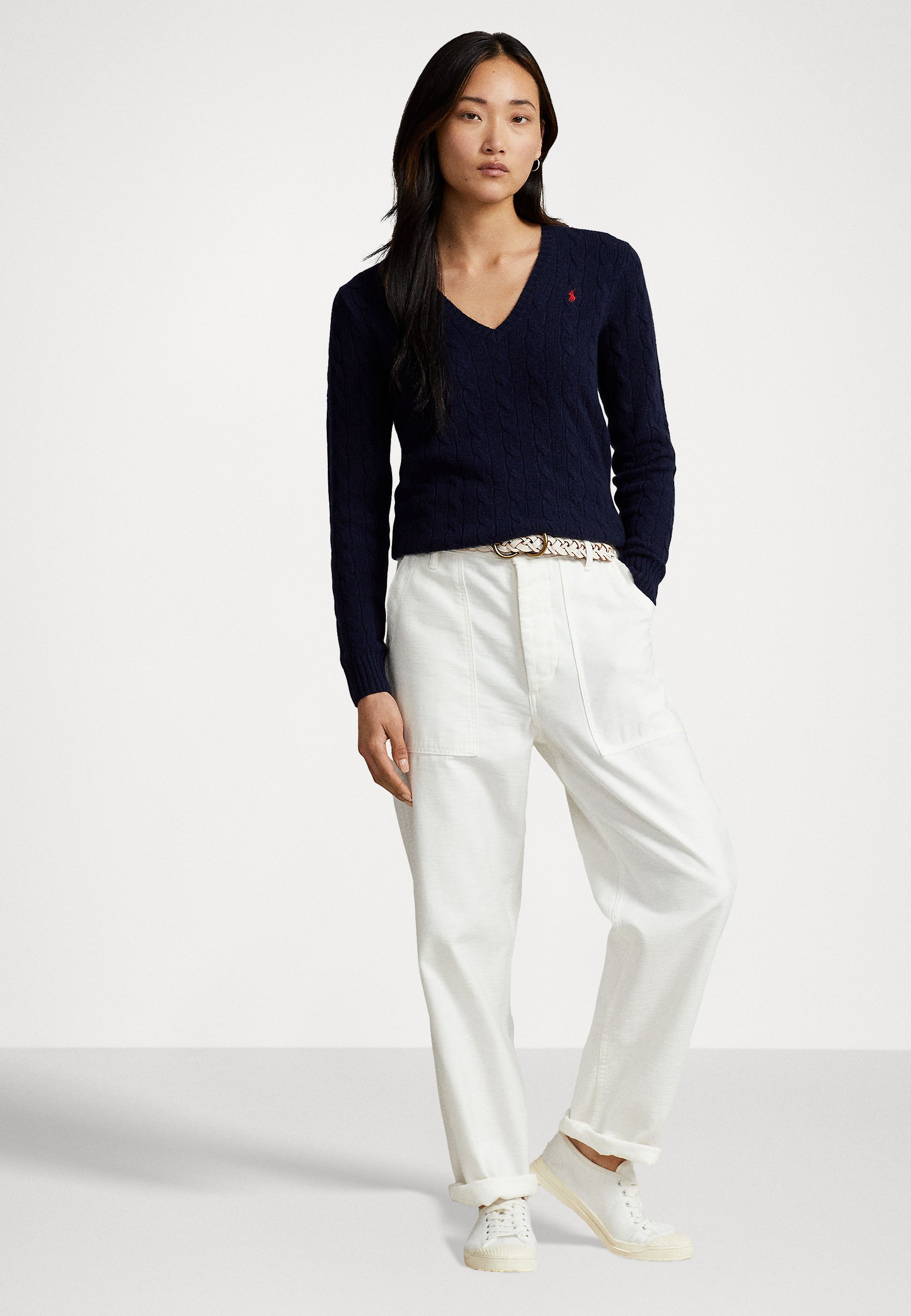 Polo Ralph Lauren KIMBERLY LONG SLEEVE - Jumper - dark blue