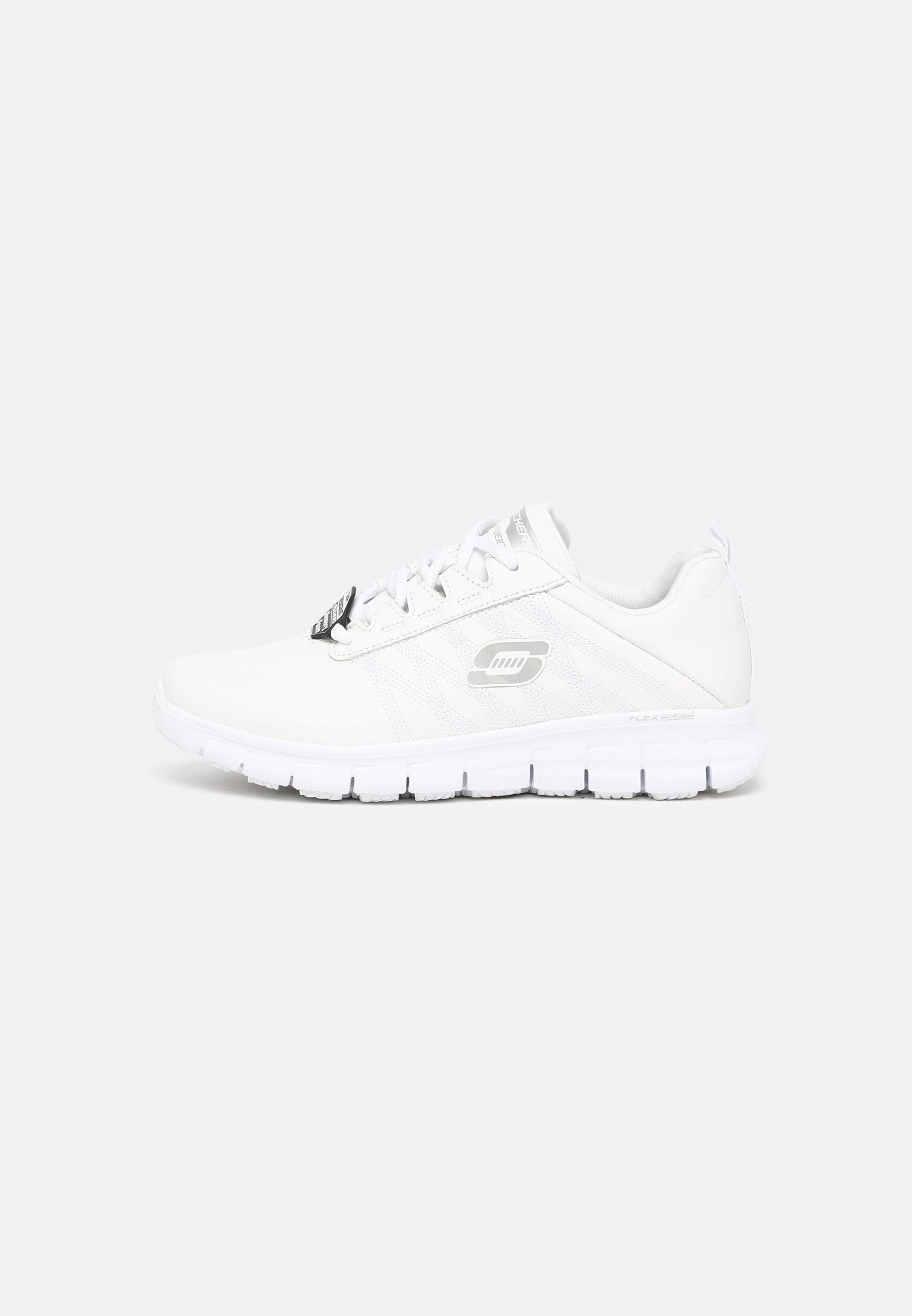 Skechers WORK SURE TRACK - Trainers - white