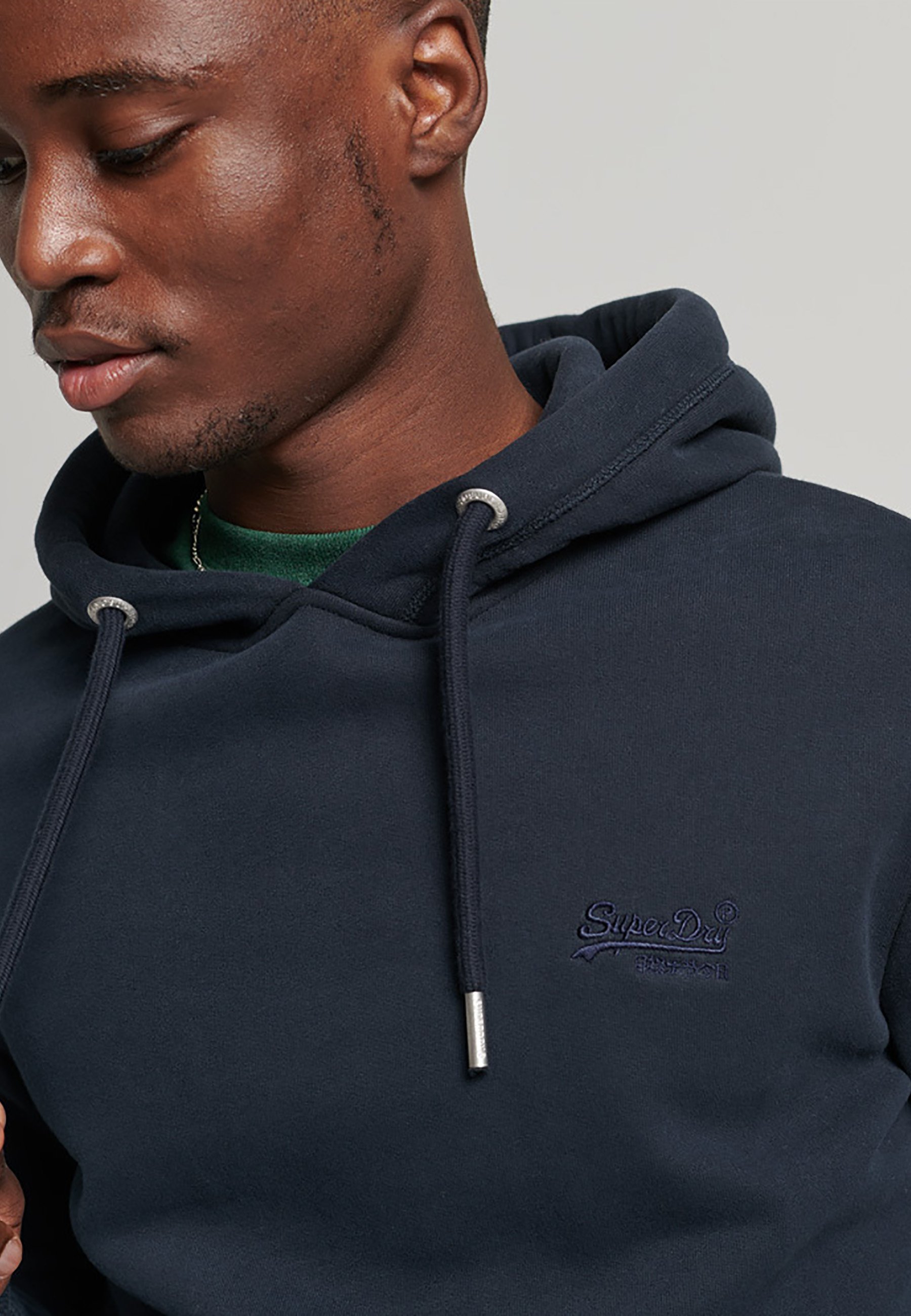 Superdry VINTAGE   - Hoodie - eclipse navy/mottled blue