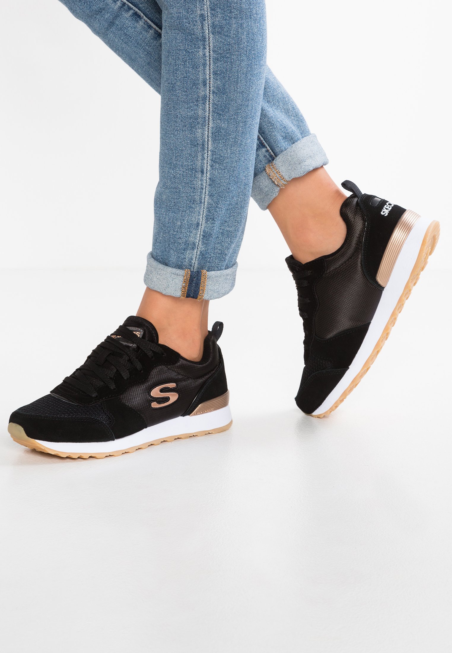 Skechers Trainers - black /rose gold/black