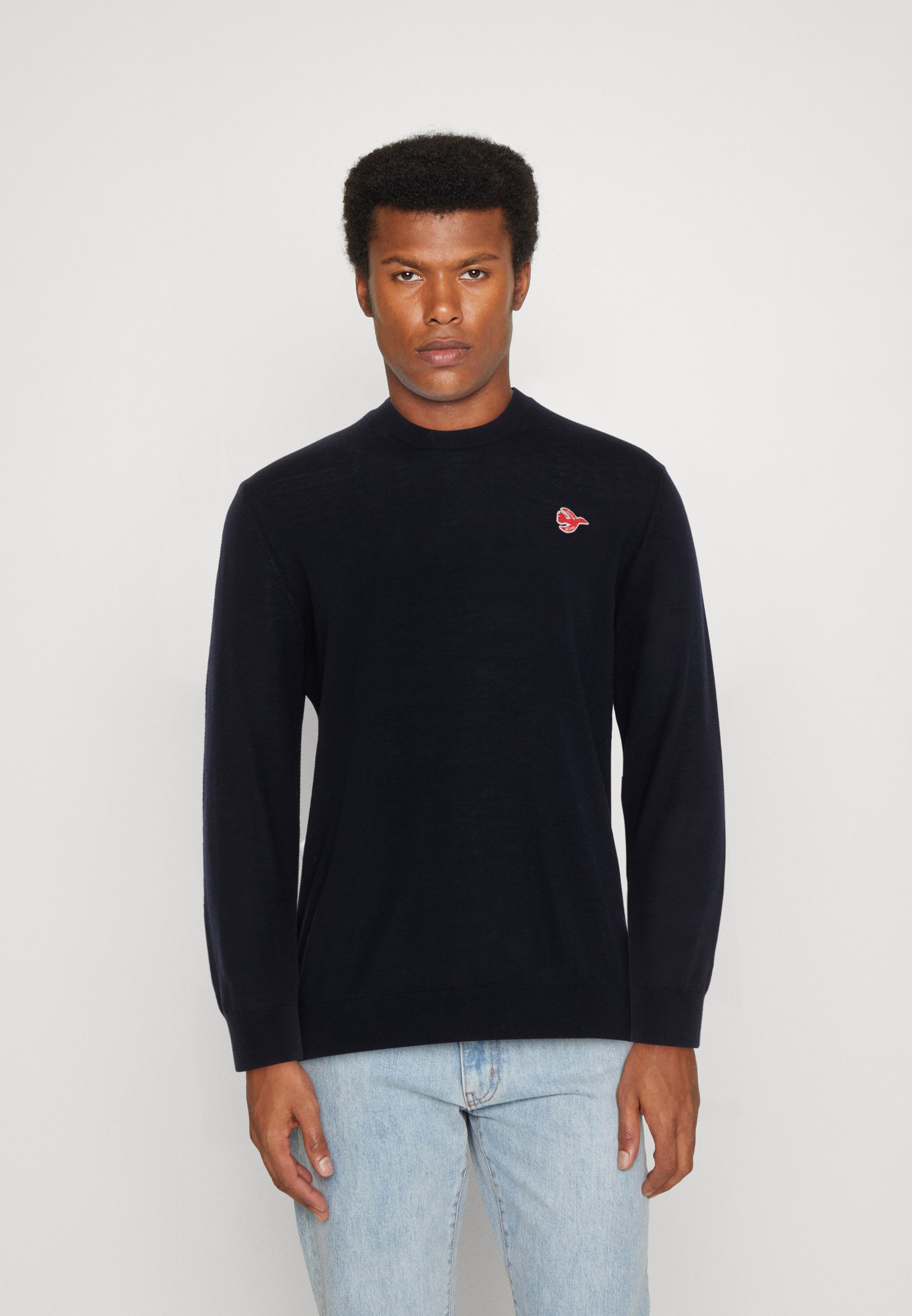 Scotch & Soda REGULAR FIT FREE SPIRIT BIRD - Jumper - night/dark blue