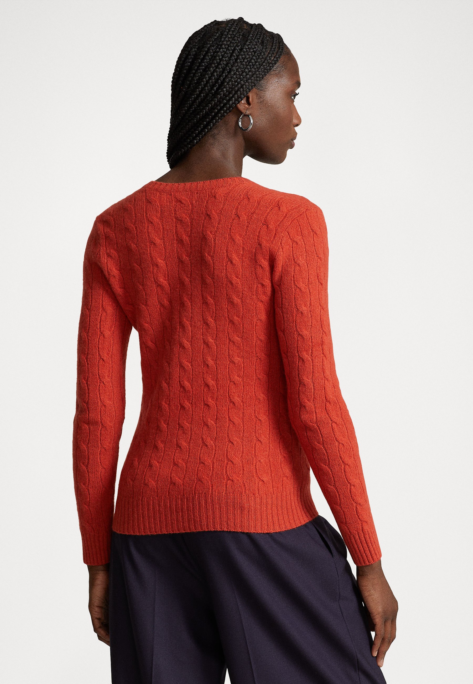 Polo Ralph Lauren KIMBERLY LONG SLEEVE - Jumper - faded red/light red