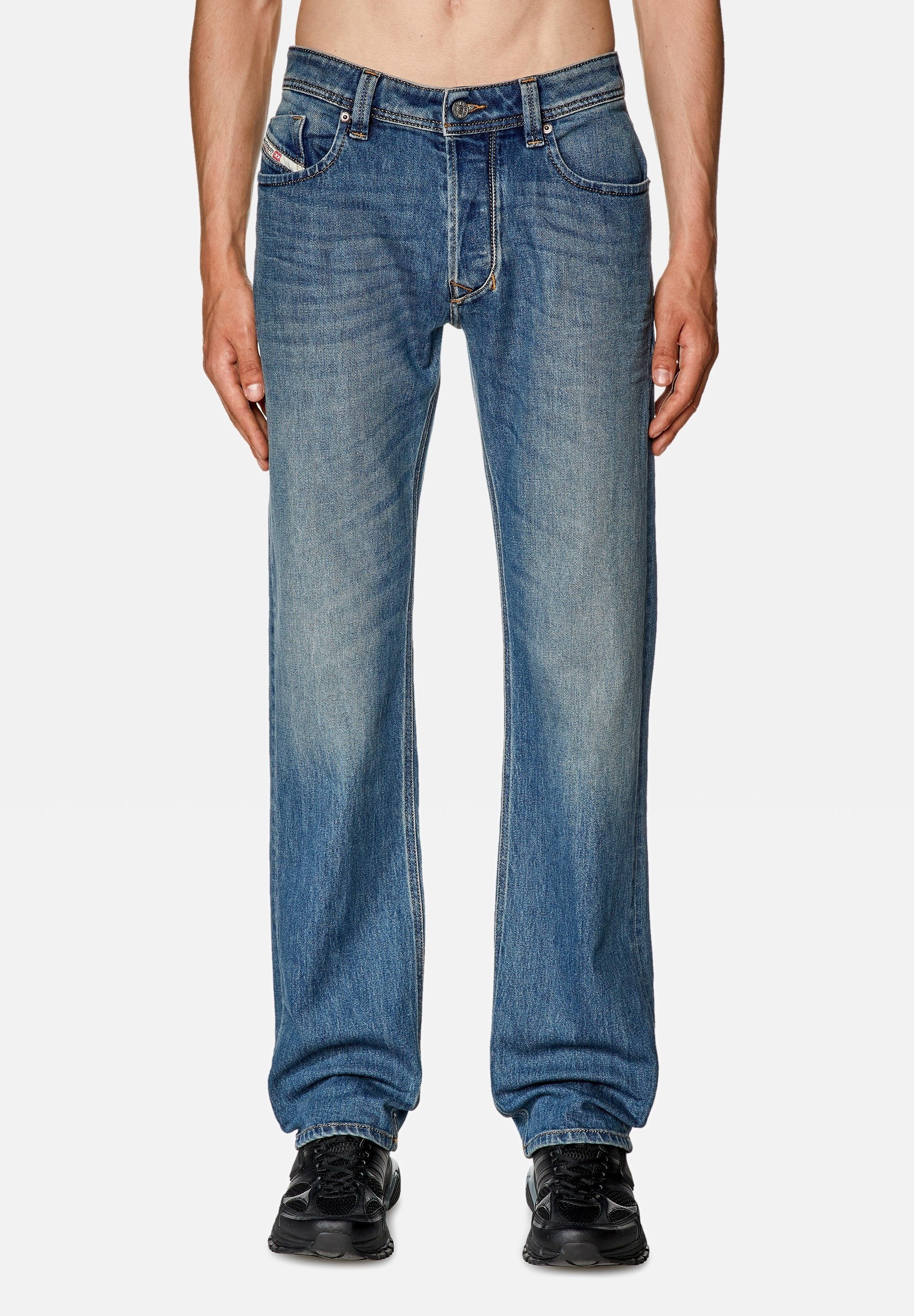 Diesel LARKEE - Straight leg jeans - medium blue/dark-blue denim