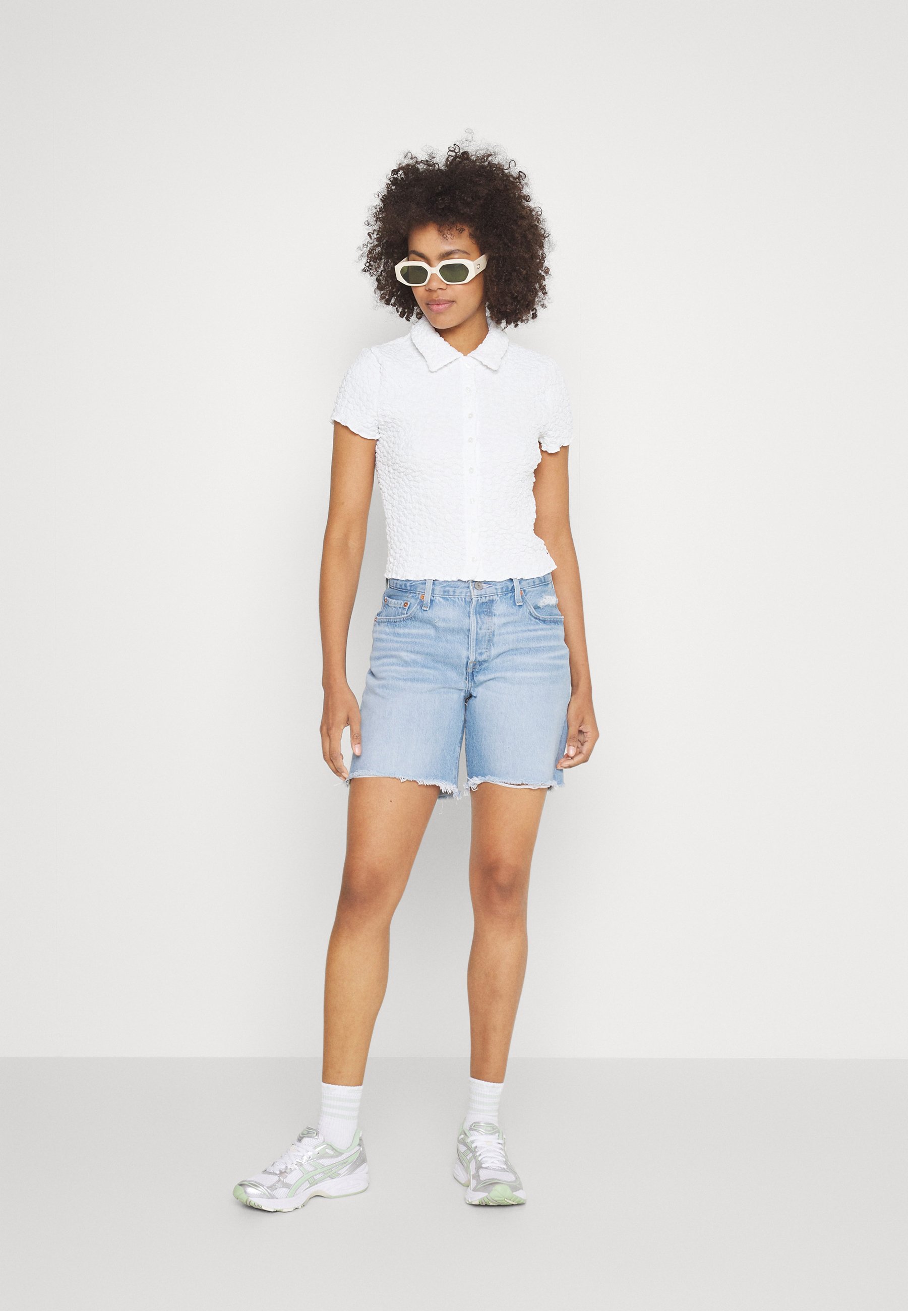 Levi's® CLOUD BUTTON UP - Button-down blouse - white