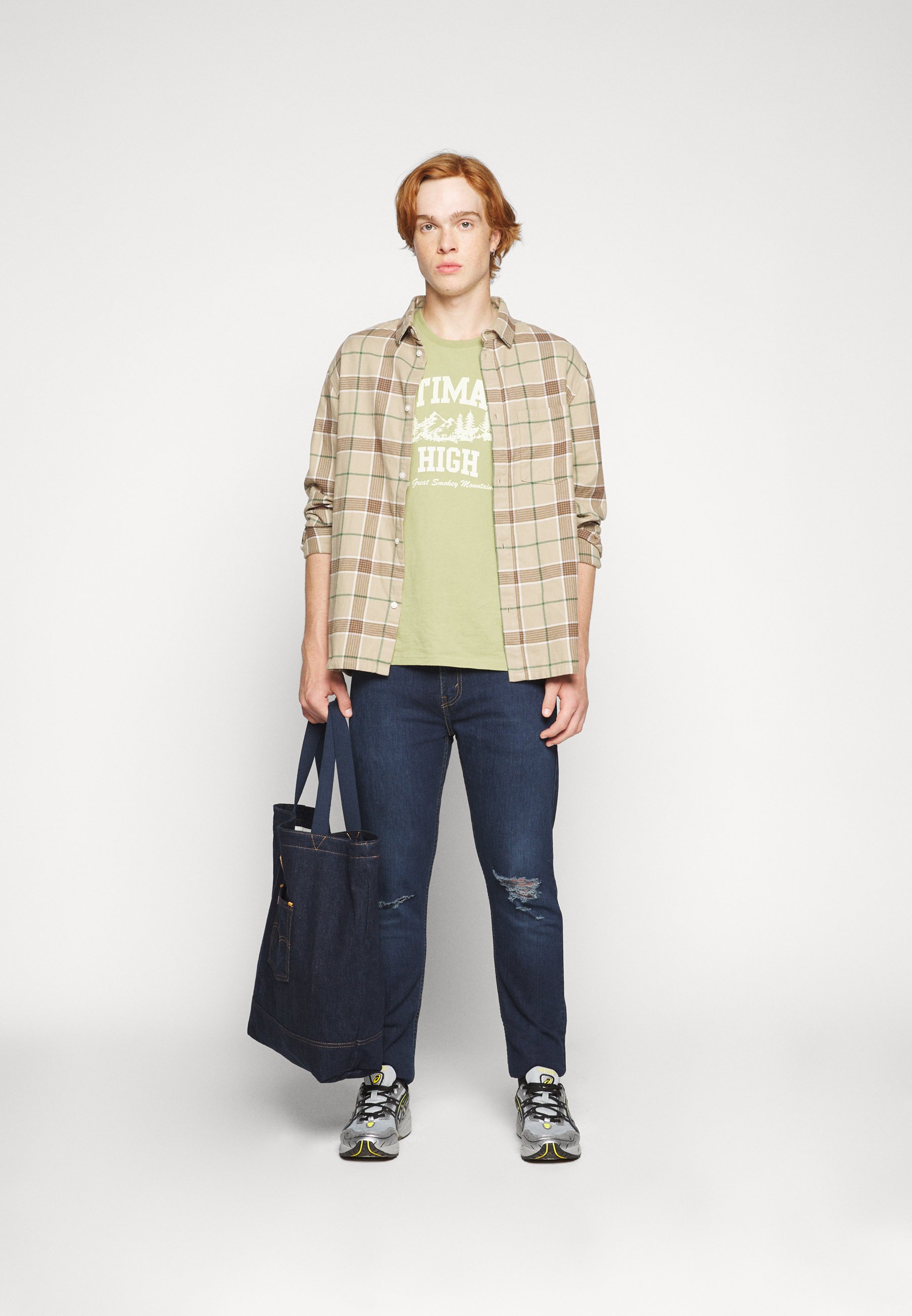 Levi's® 502™ TAPER HI BALL - Straight leg jeans - dark indigo rinse/dark-blue denim