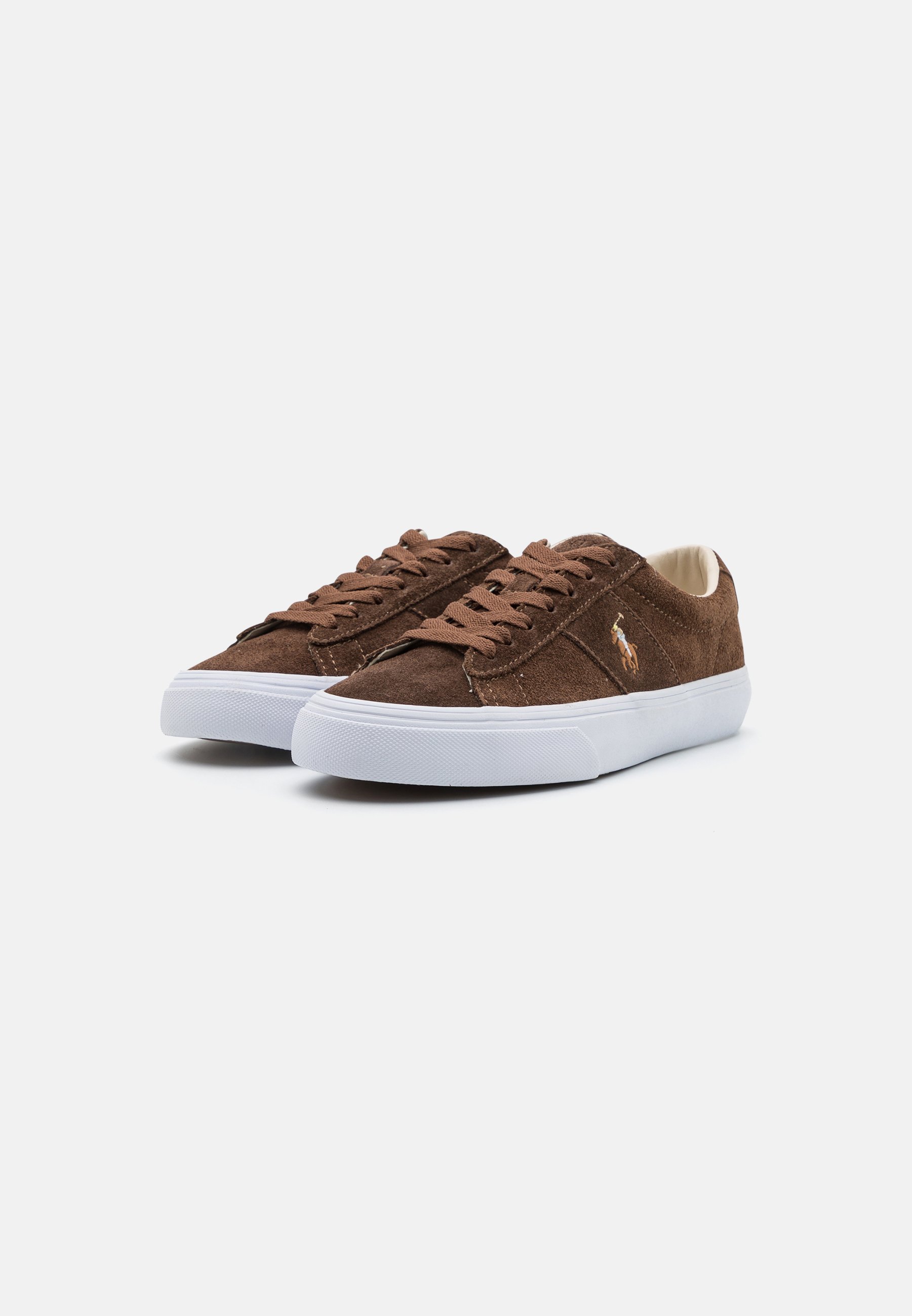 Polo Ralph Lauren SAYER LACE UNISEX - Trainers - chocolate brown/brown