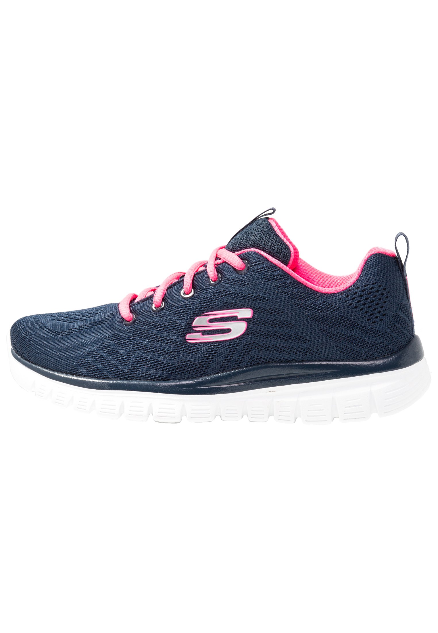 Skechers GRACEFUL - Trainers - navy/hot pink/blue