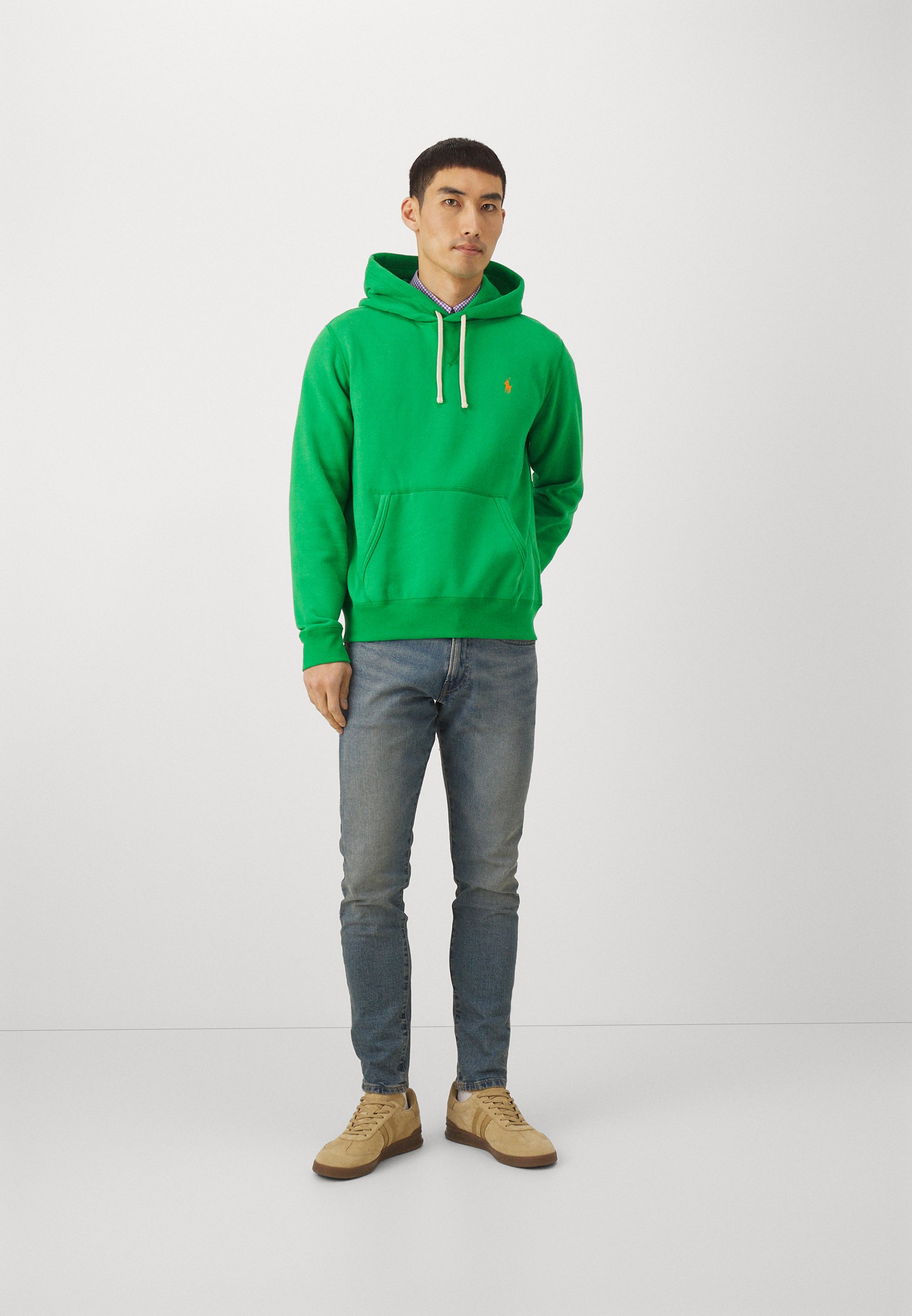 Polo Ralph Lauren LONG SLEEVE - Sweatshirt - preppy green/green