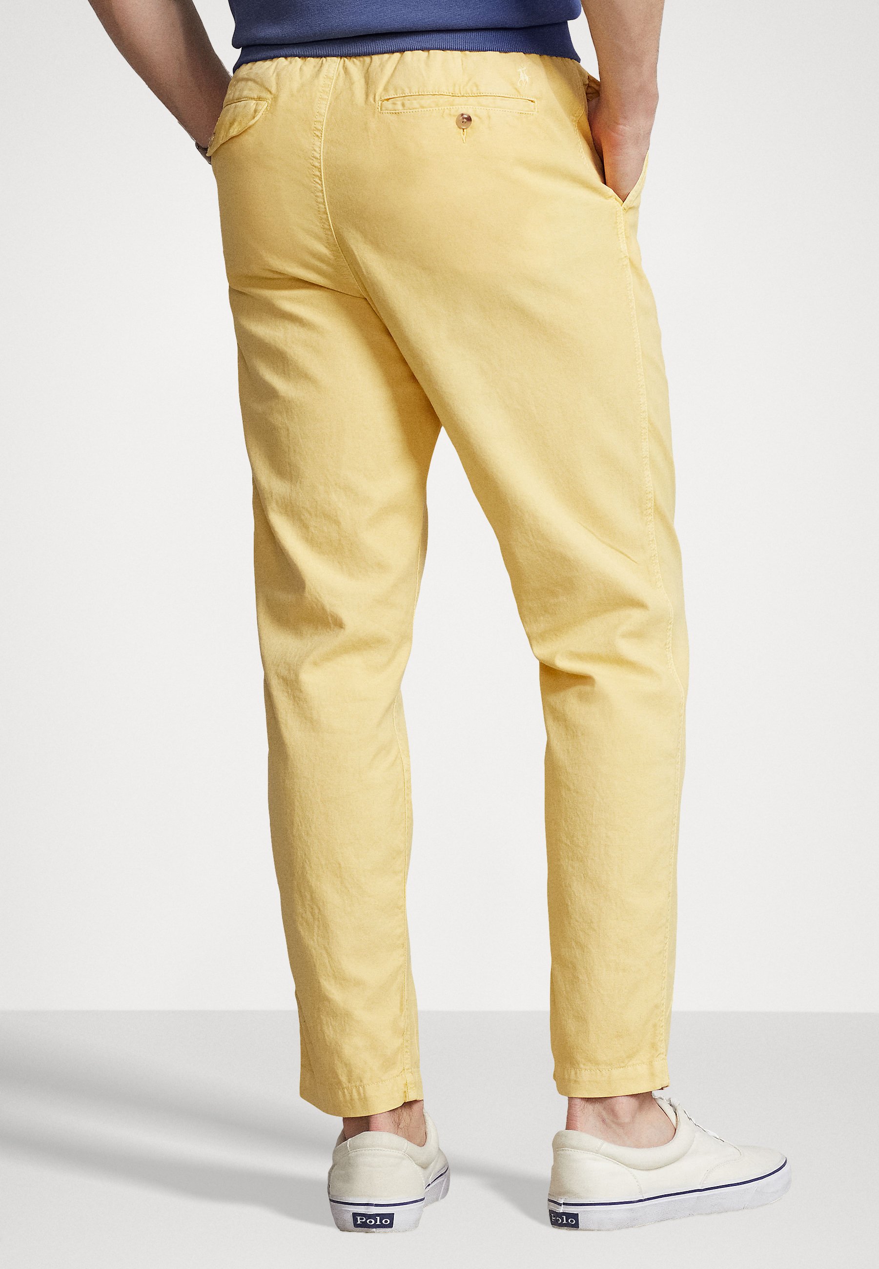 Polo Ralph Lauren PREPSTER FLAT FRONT - Trousers - yellow