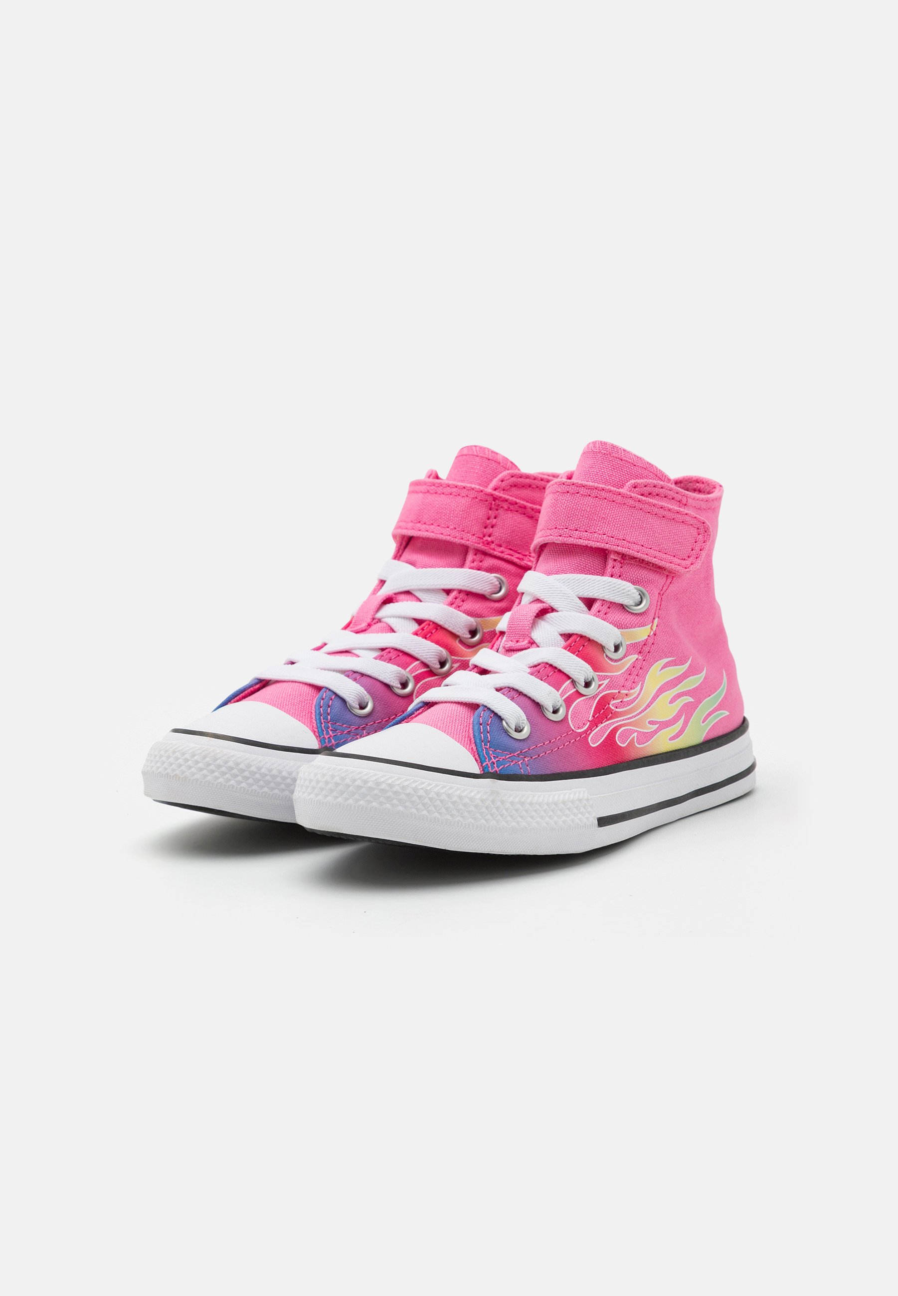 Converse CHUCK TAYLOR ALL STAR EASY-ON CARS UNISEX - High-top trainers - pink/white/black/pink