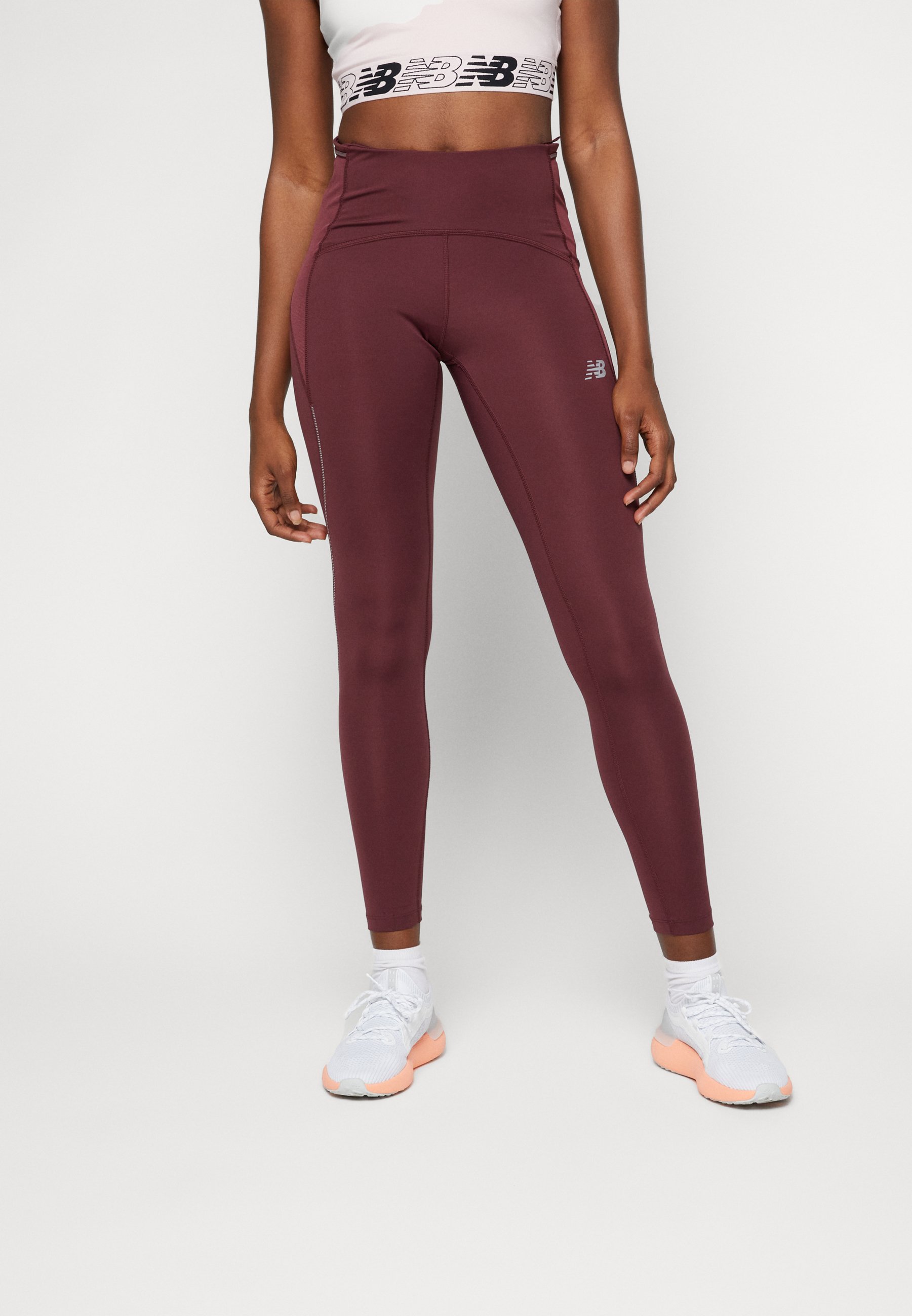 NB IMPACT RUN - Leggings - burgundy/bordeaux