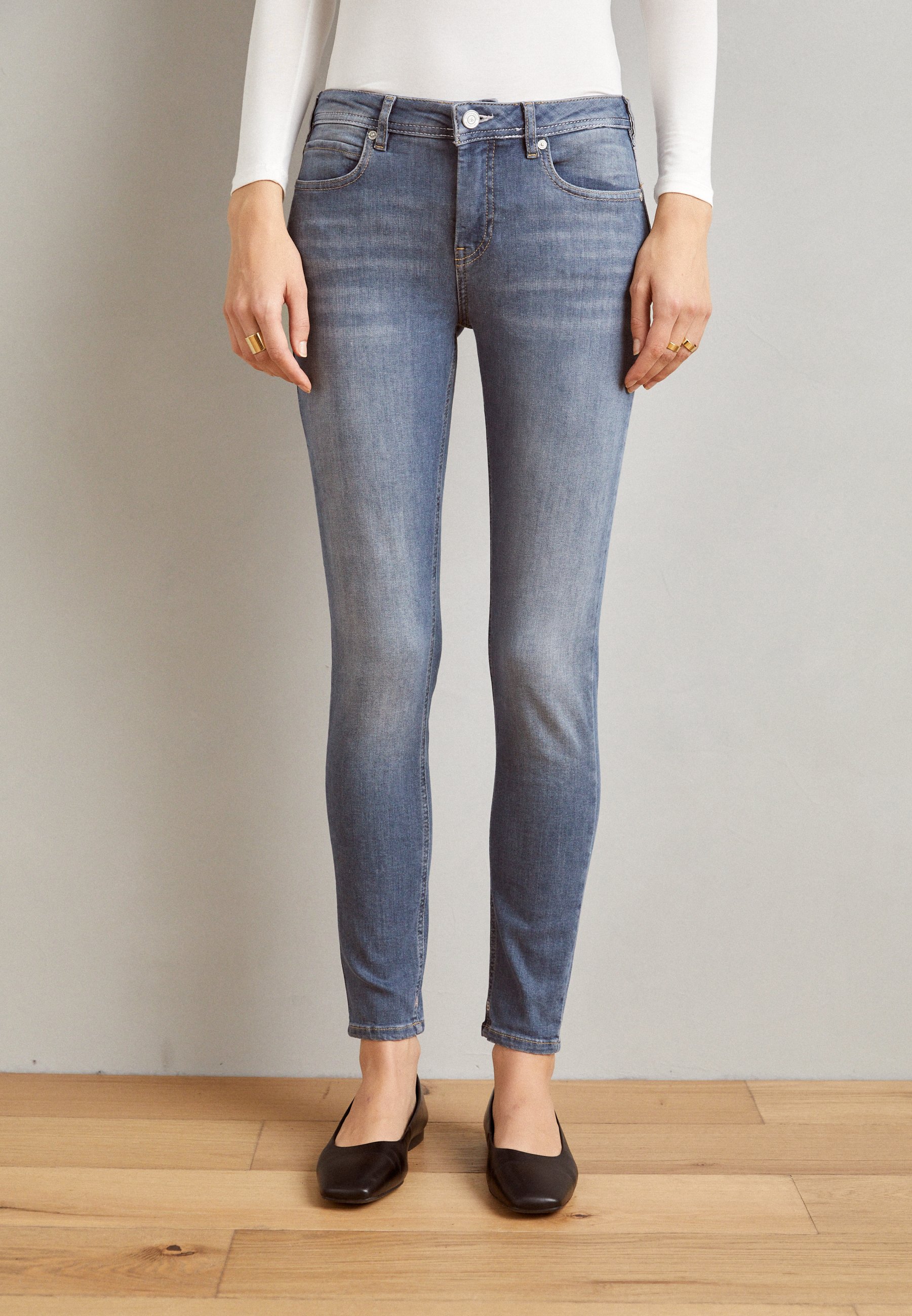 Scotch & Soda BOHEMIENNE - Jeans Skinny Fit - electric blue/dark-blue denim
