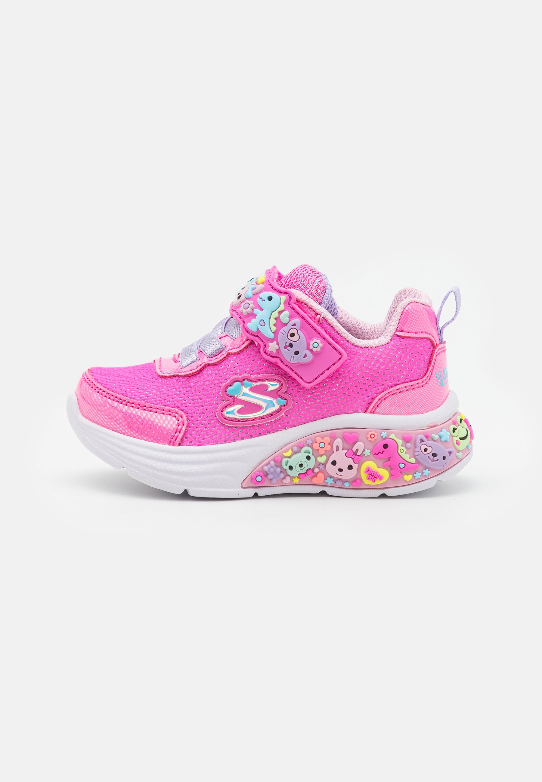 Skechers LIL DREAMERS - Trainers - pink/multicoloured/pink
