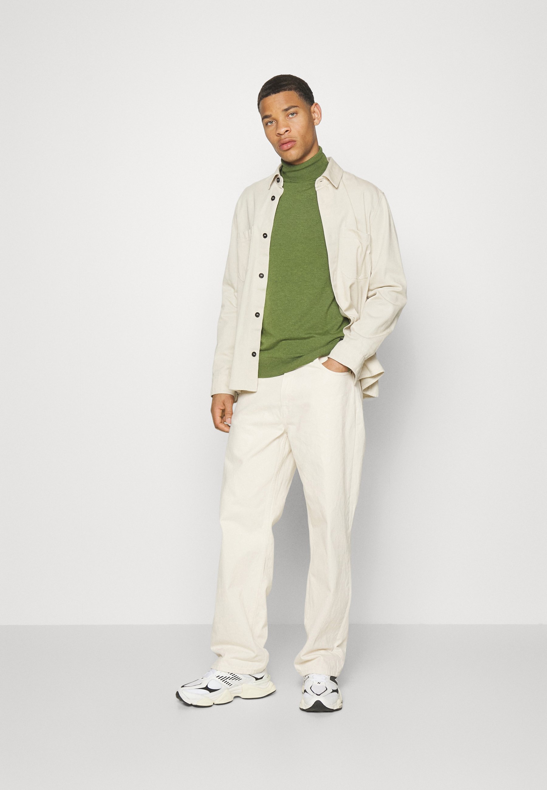 Scotch & Soda ESSENTIALS TURTLE  - Jumper - green