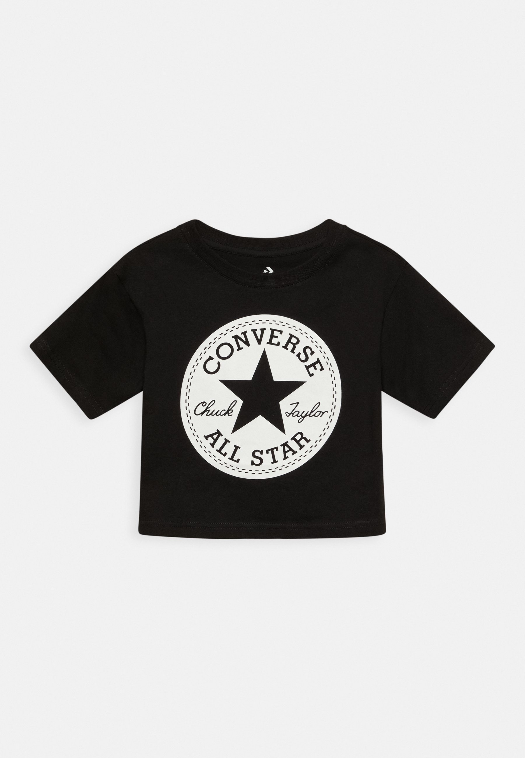 Converse SIGNATURE CHUCK PATCH BOXY TEE - Print T-shirt - black