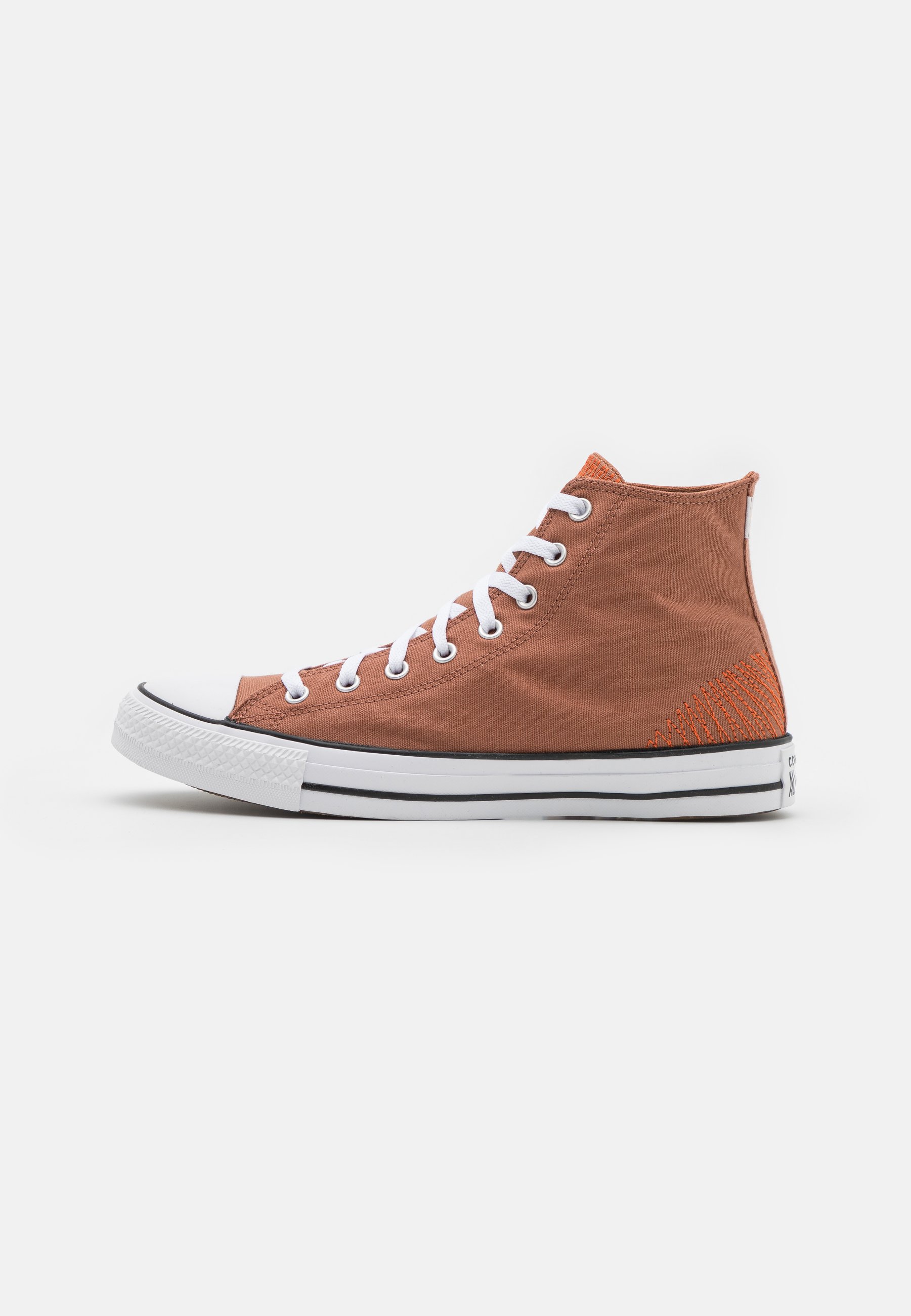 Converse CHUCK TAYLOR ALL STAR UNISEX - High-top trainers - mineral clay/white/bold mandarin/brown