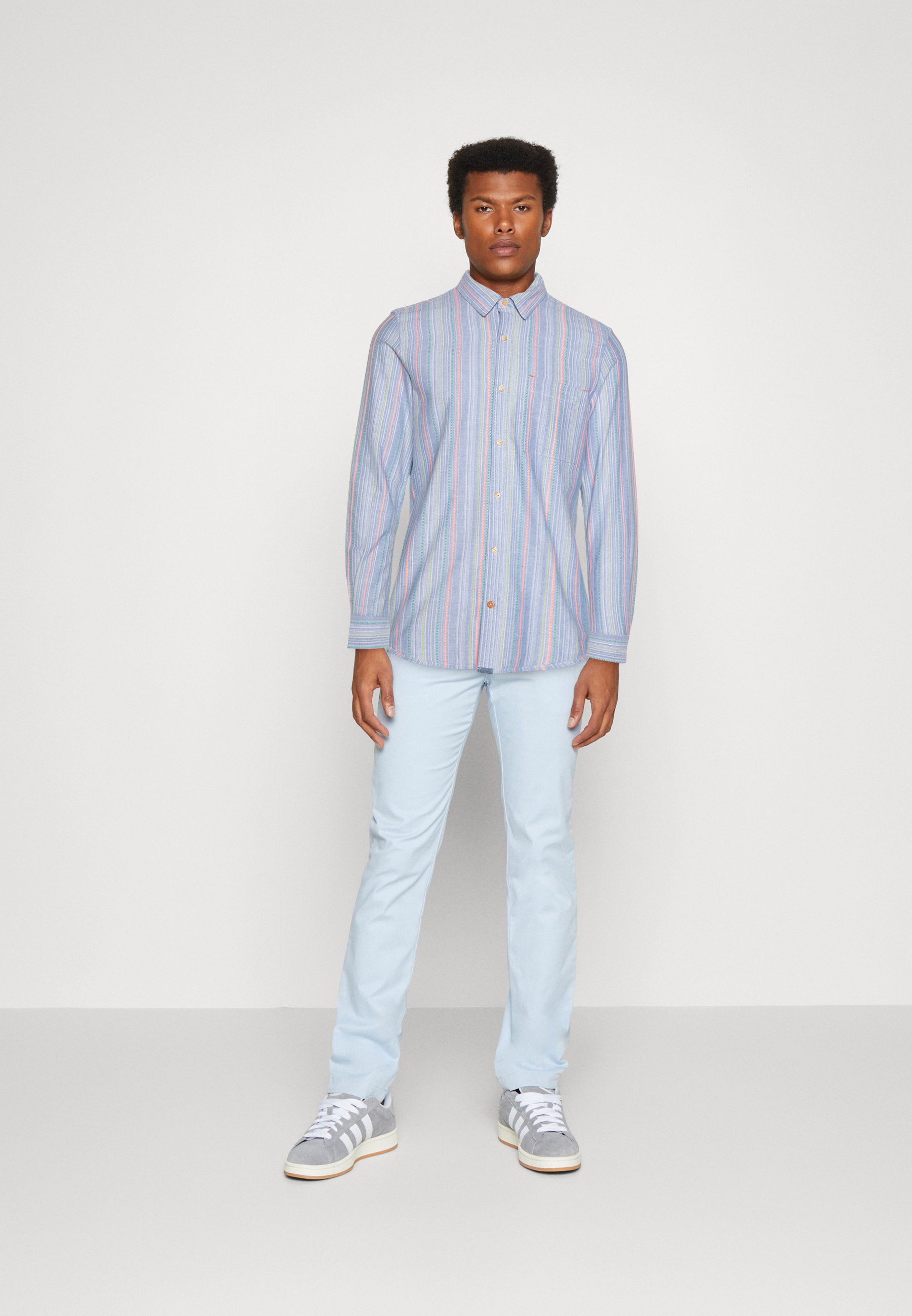 Scotch & Soda DOBBY STRIPE - Shirt - multicolour/multi-coloured