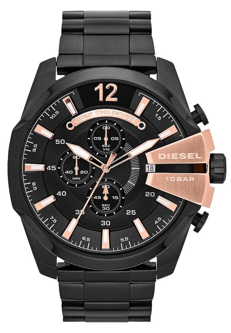 Diesel MEGA CHIEF - Chronograph watch - black