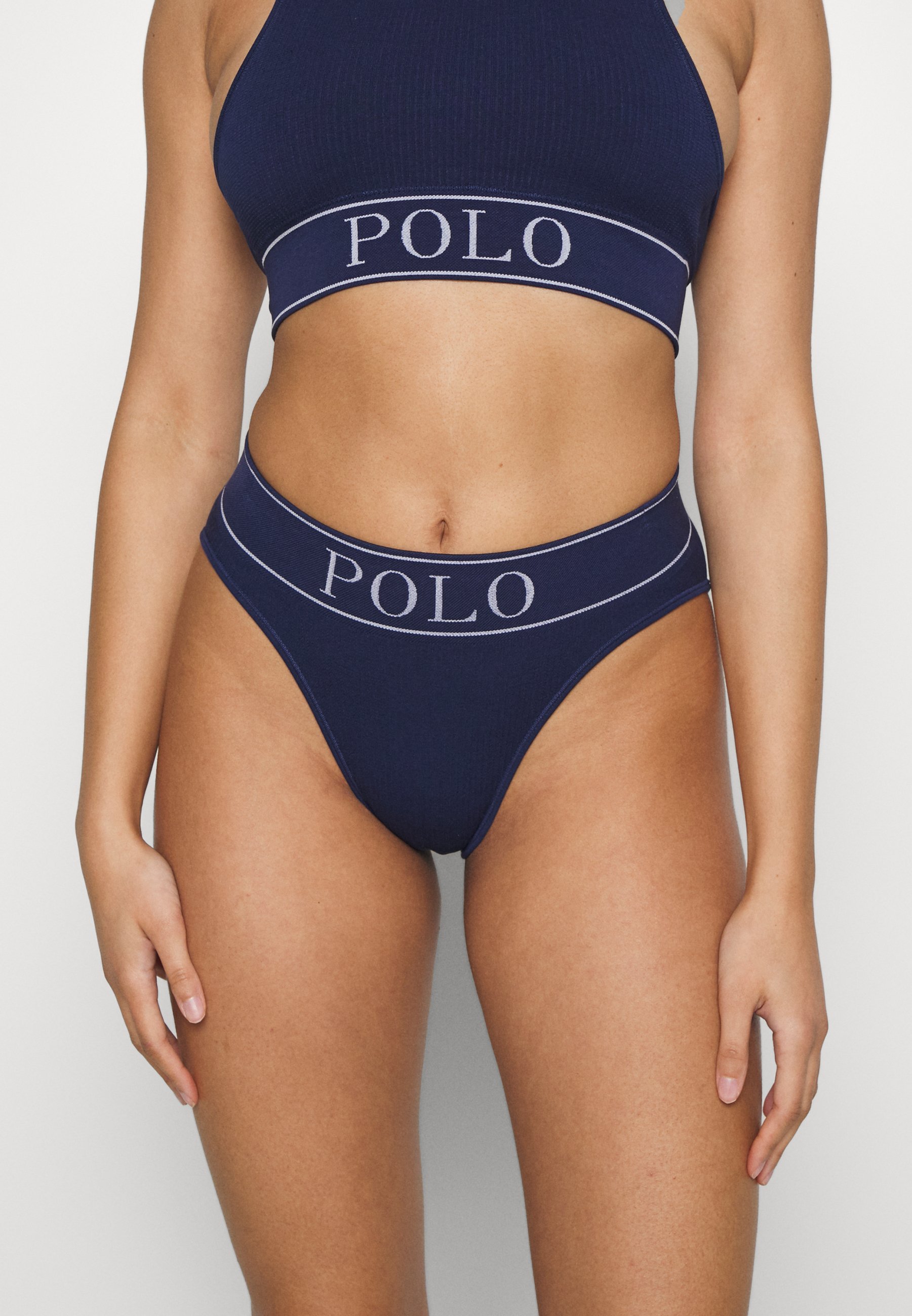 Polo Ralph Lauren HIGH WAIST BRIEF - Briefs - navy/dark blue