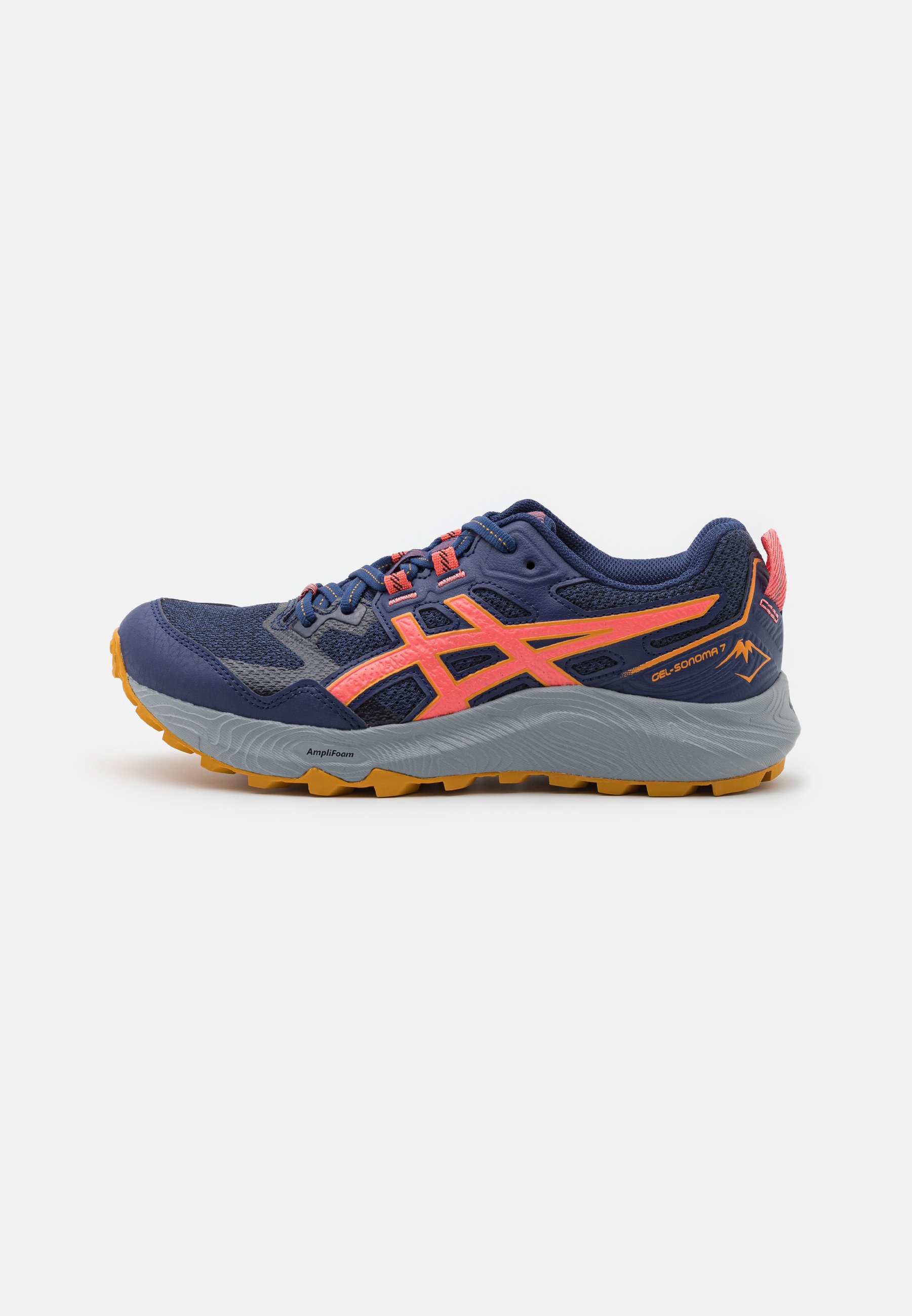 ASICS GEL-SONOMA 7 - Trail running shoes - indigo blue/papaya/blue