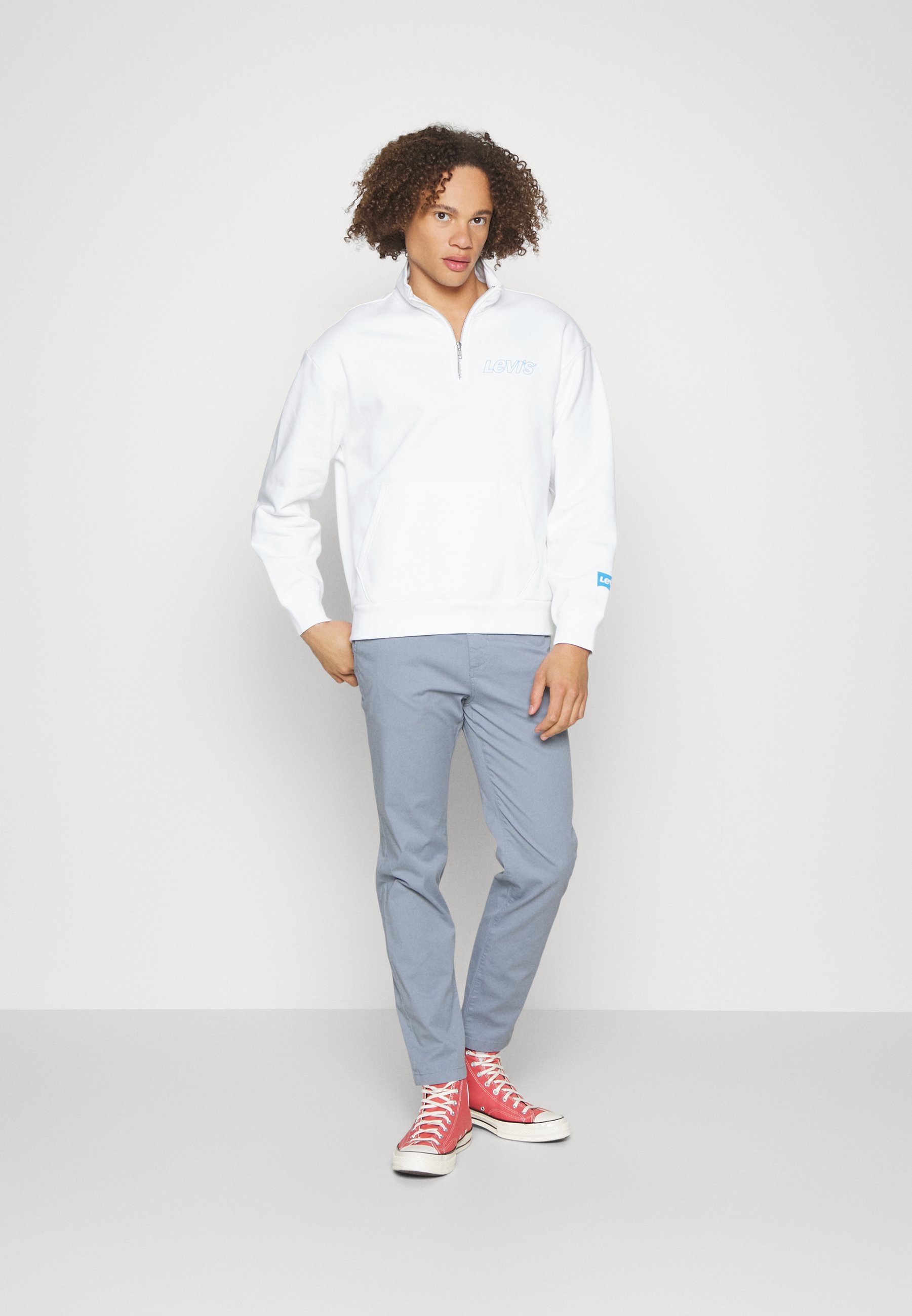 Levi's® GRAPHIC ZIP - Sweatshirt - white