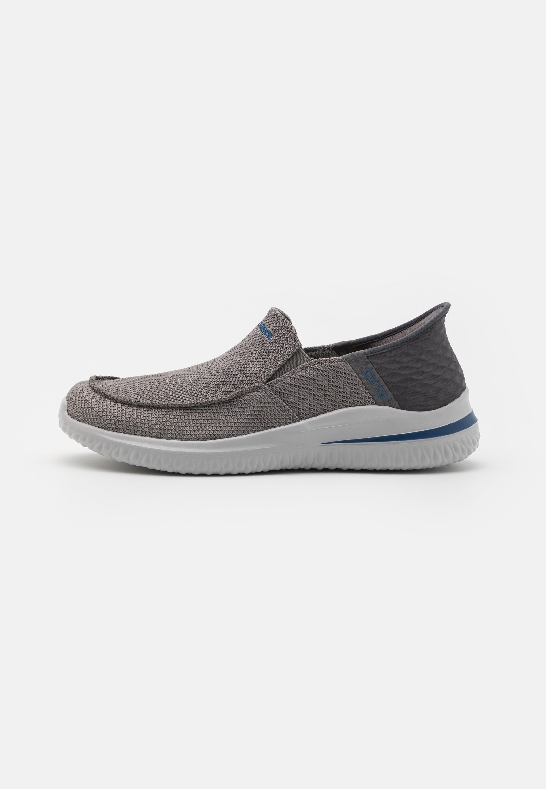 Skechers DELSON 3.0 - Slip-ons - gray/grey