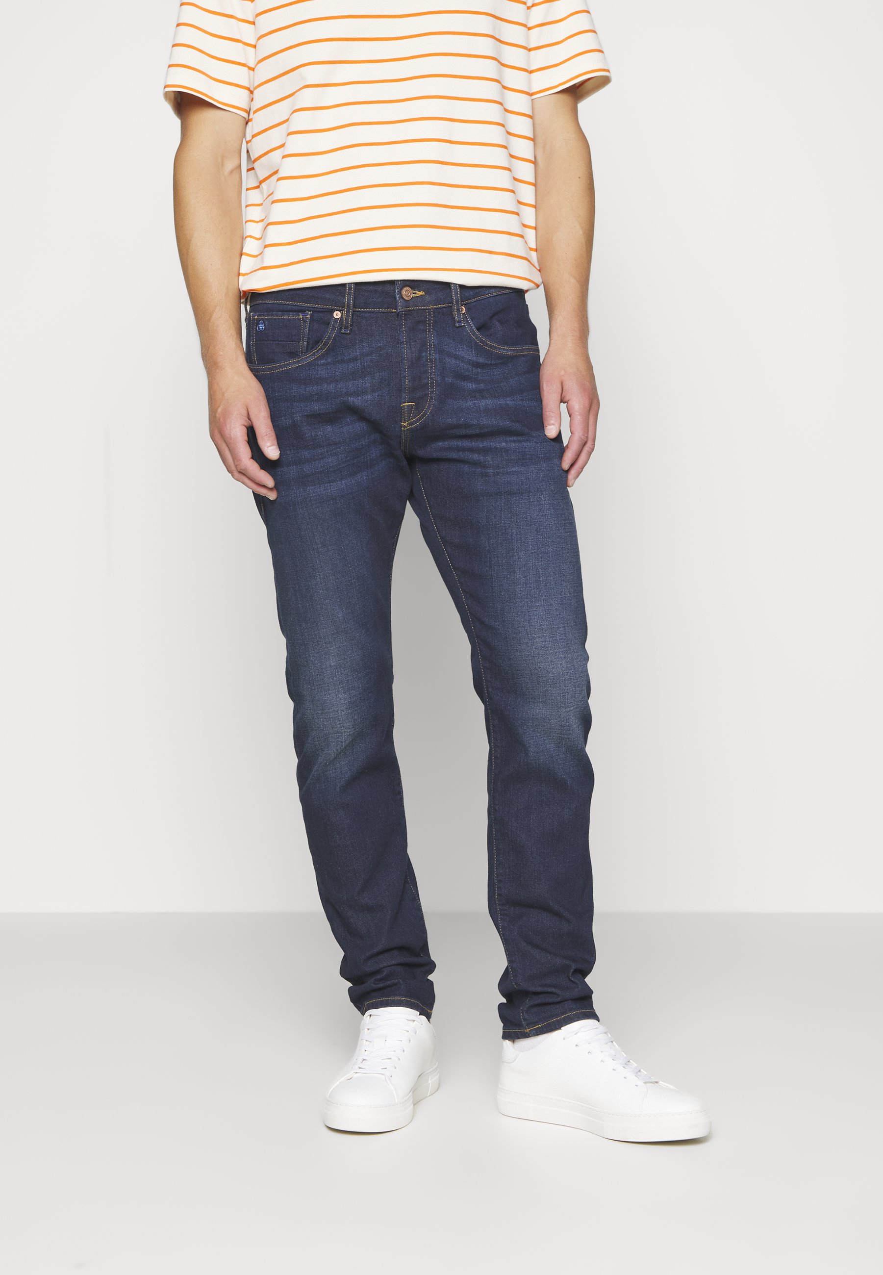 Scotch & Soda RALSTON REGULAR BEATEN BACK - Slim fit jeans - dark blue denim/dark-blue denim