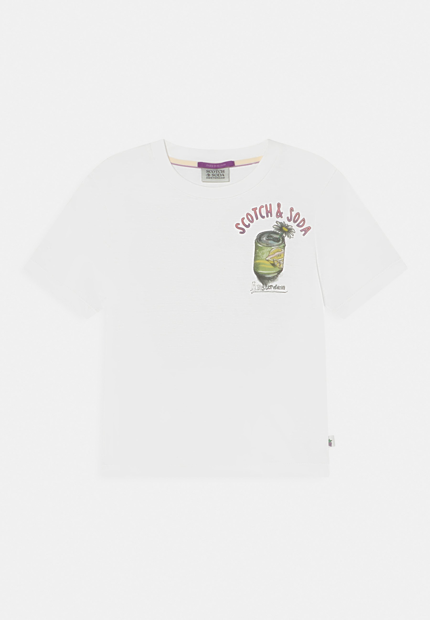 Scotch & Soda RELAXED-FIT PICNIC ARTWORK - Print T-shirt - off-white