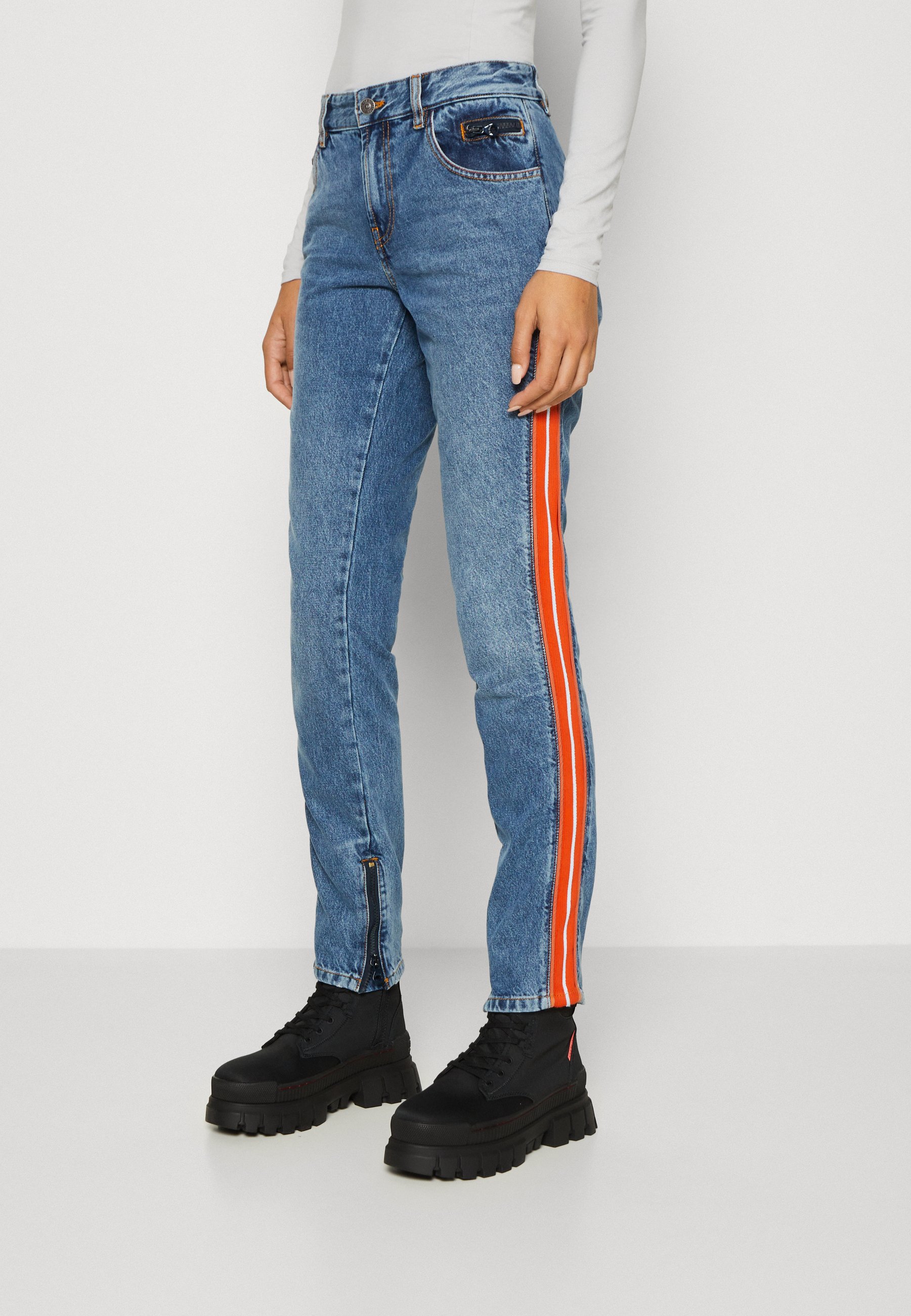 Diesel D VISION S - Straight leg jeans - denim/blue denim