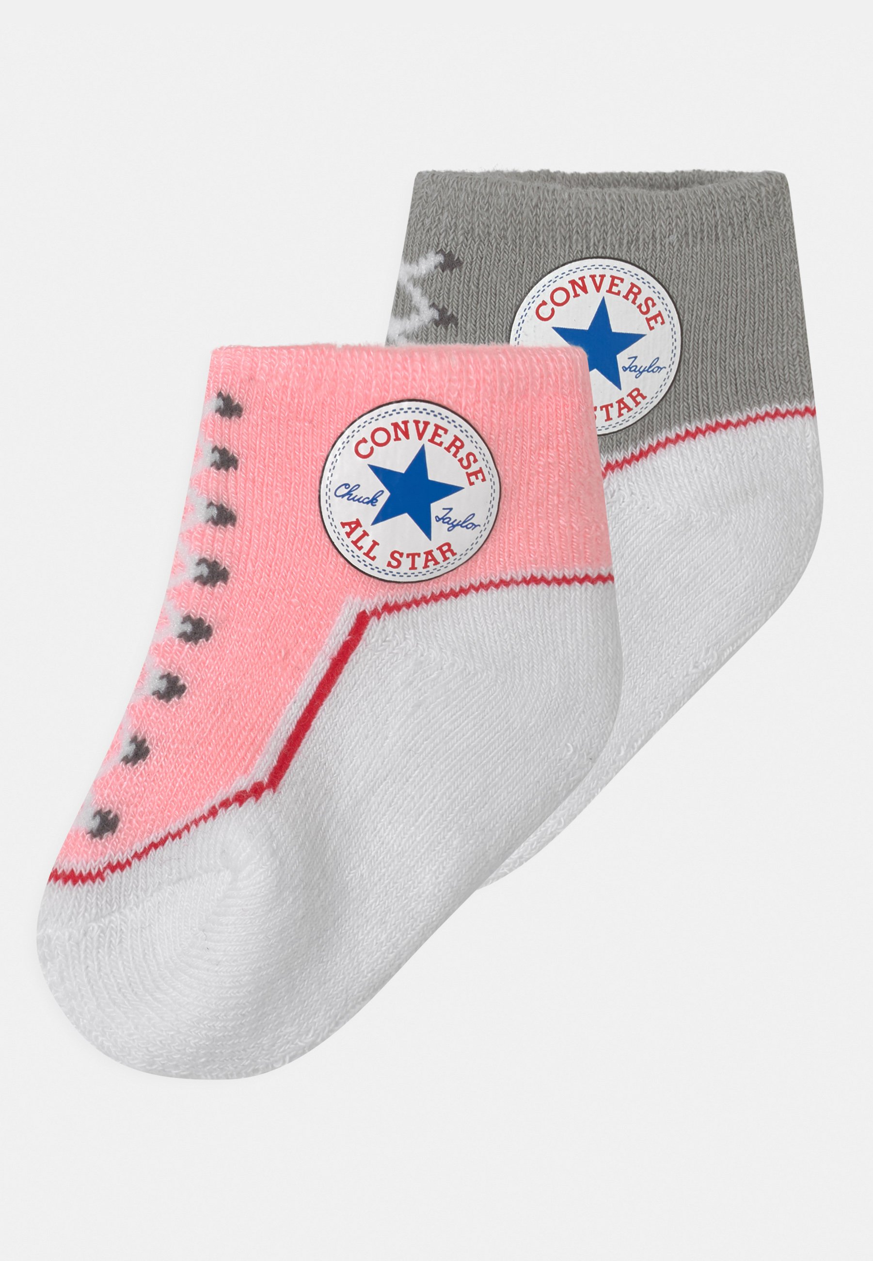 Converse CHUCK TODDLER 2 PACK UNISEX - Socks - storm/pink/light pink