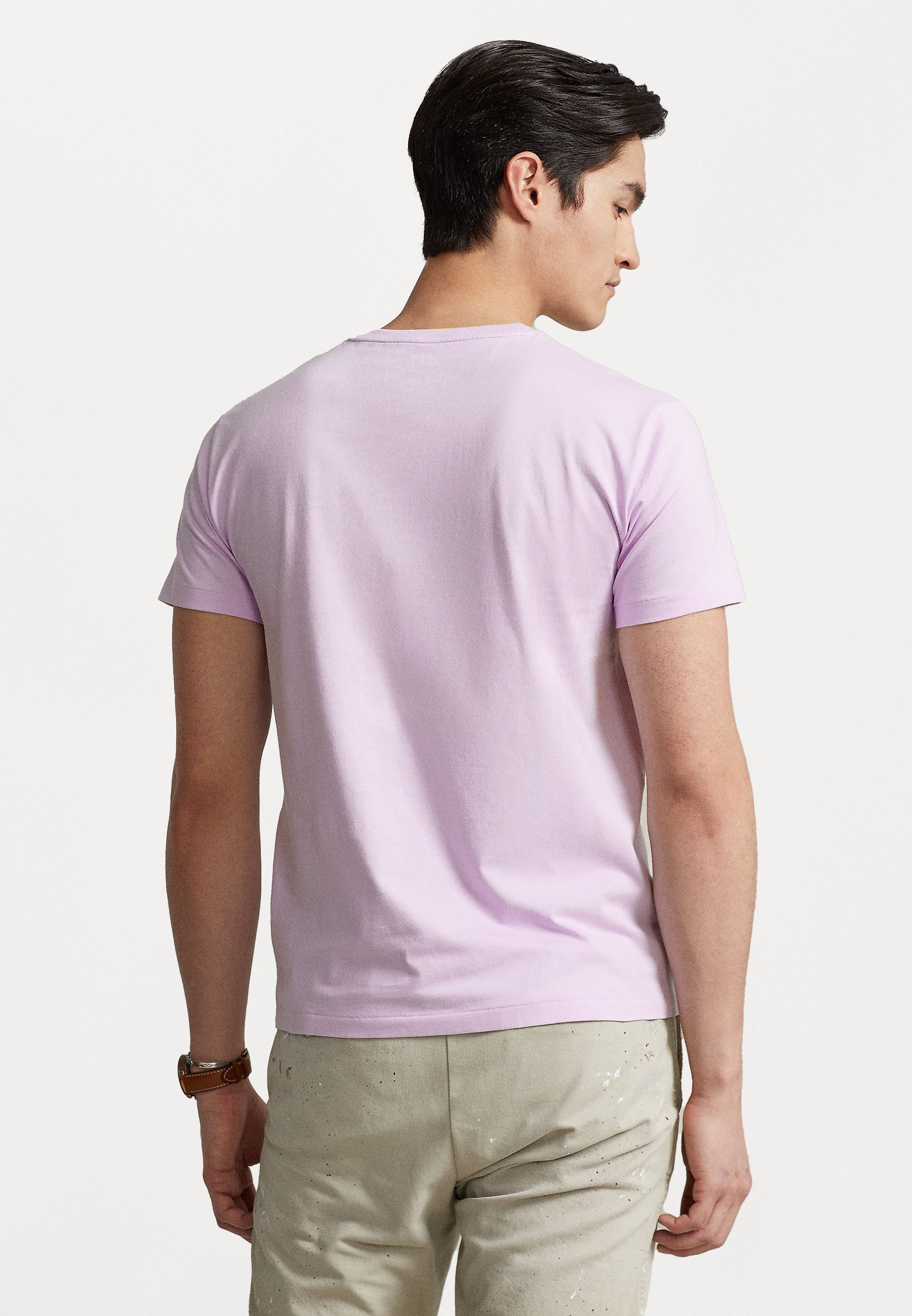 Polo Ralph Lauren SHORT SLEEVE - Basic T-shirt - flower purple/lilac