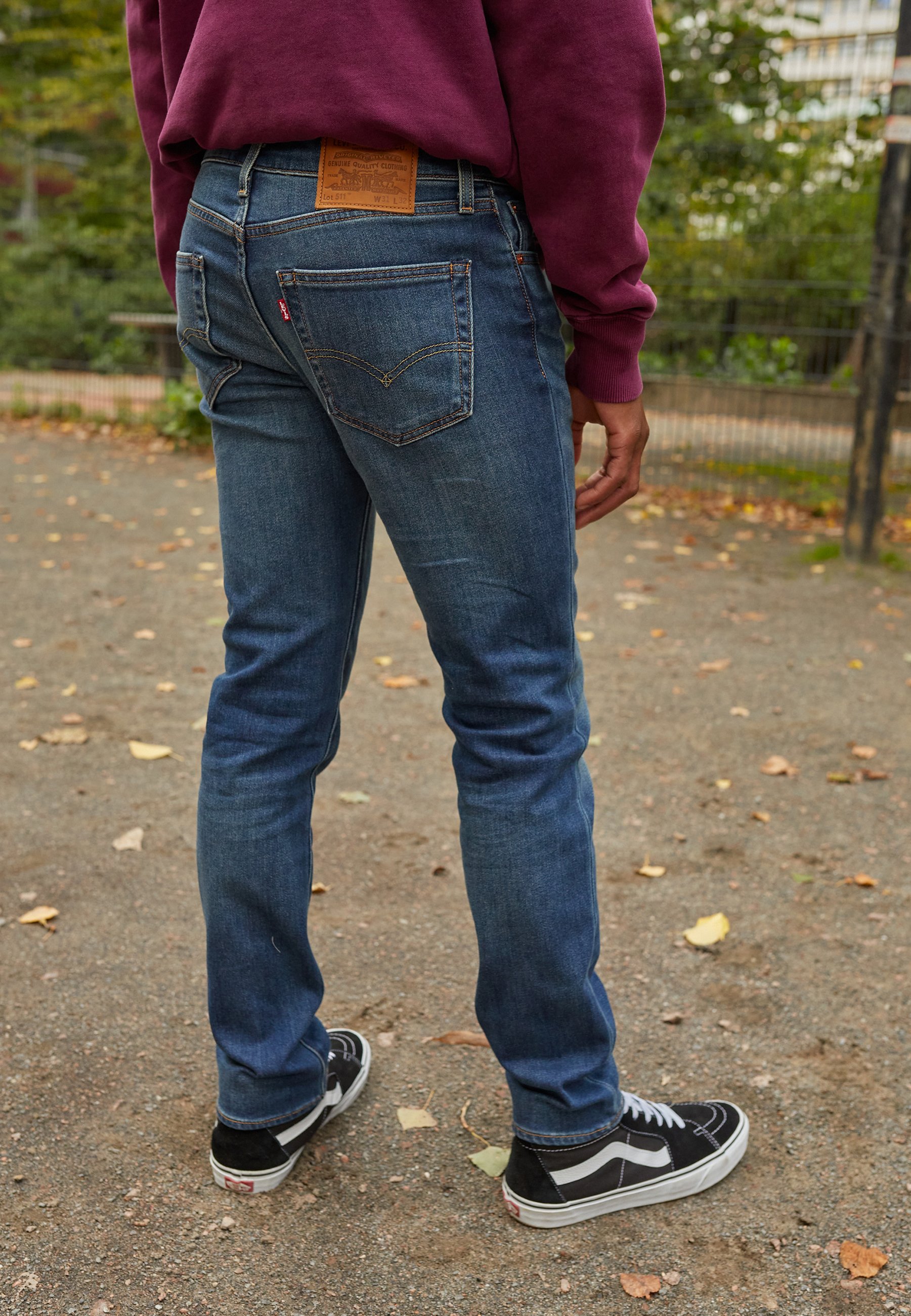 Levi's® 511™ SLIM - Slim fit jeans - medium indigo worn in/blue denim