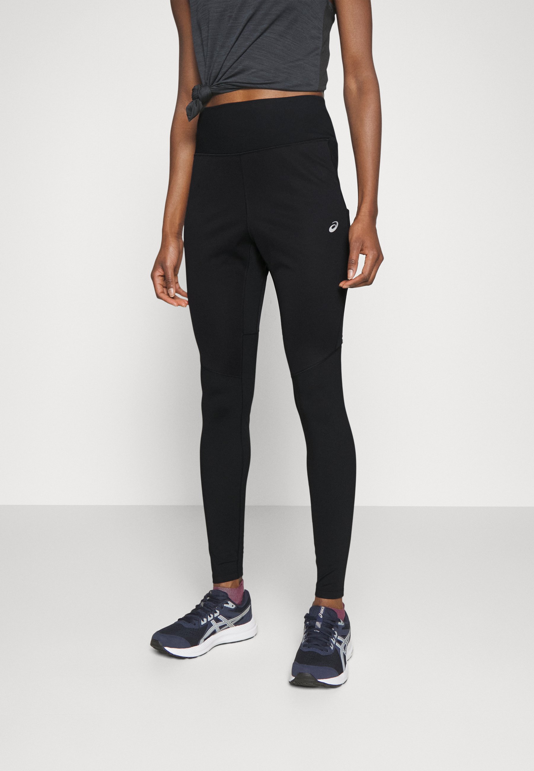 ASICS WINTER RUN - Leggings - performance black/black