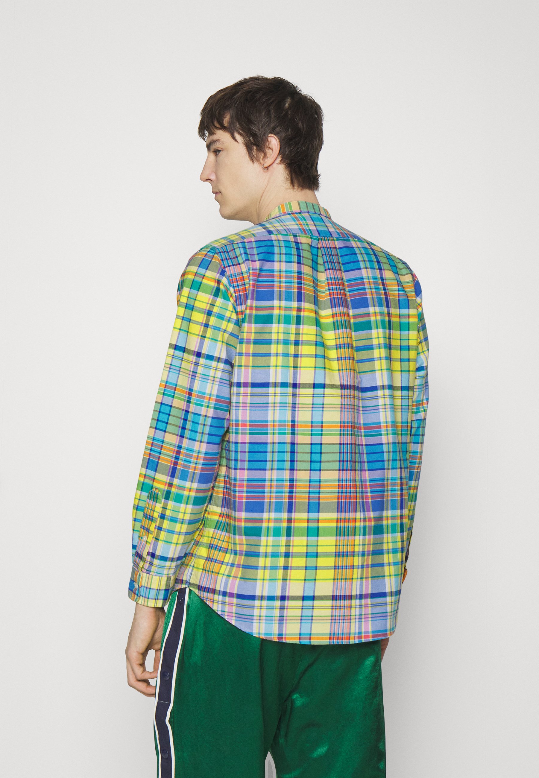 Polo Ralph Lauren CLASSIC FIT PLAID OXFORD SHIRT - Shirt - yellow/turquoise/multi-coloured/yellow